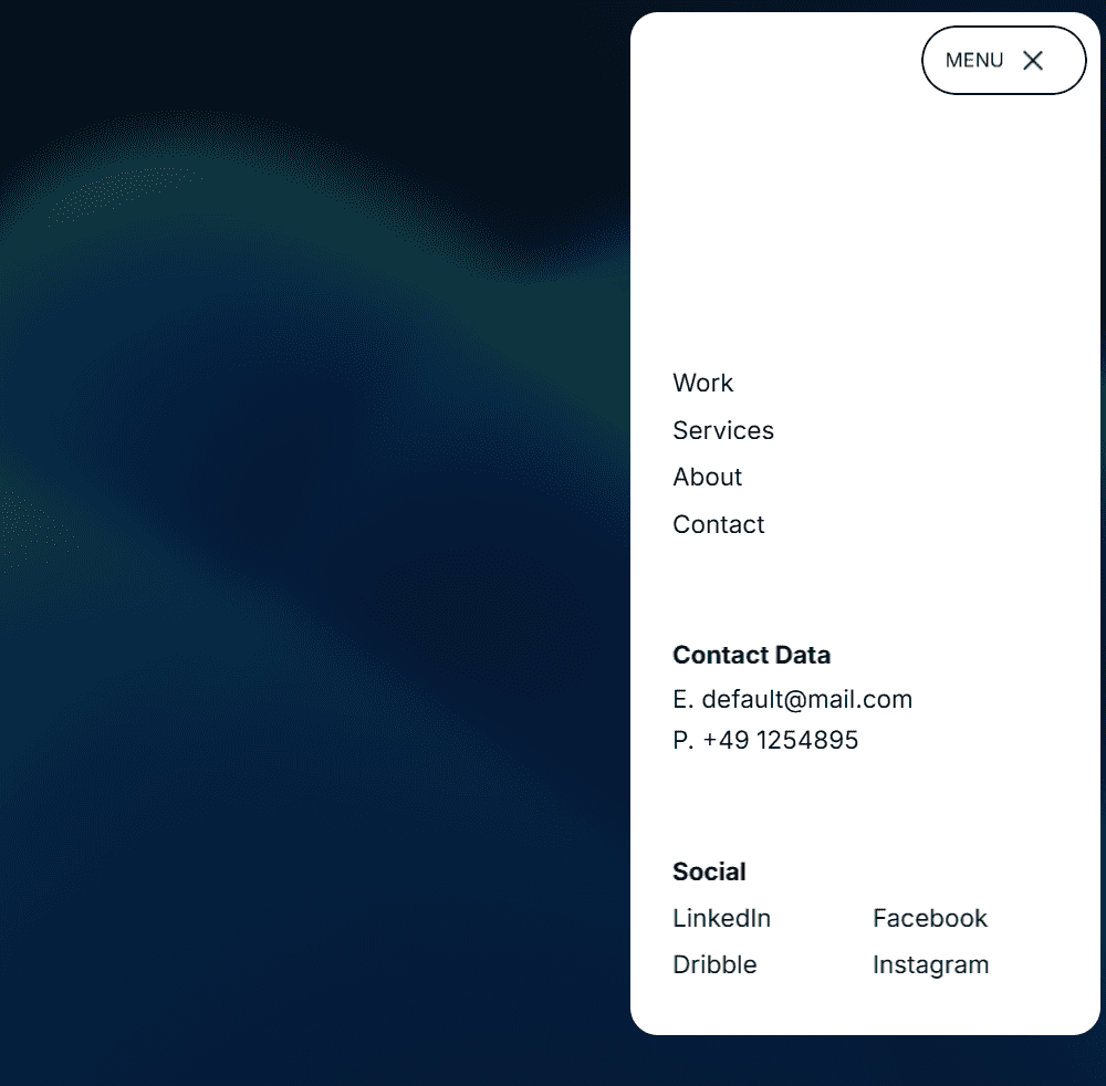Hidden Sidebar Navig