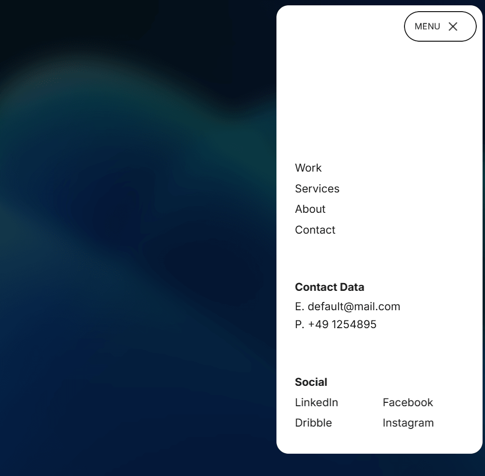 Hidden Sidebar Navig