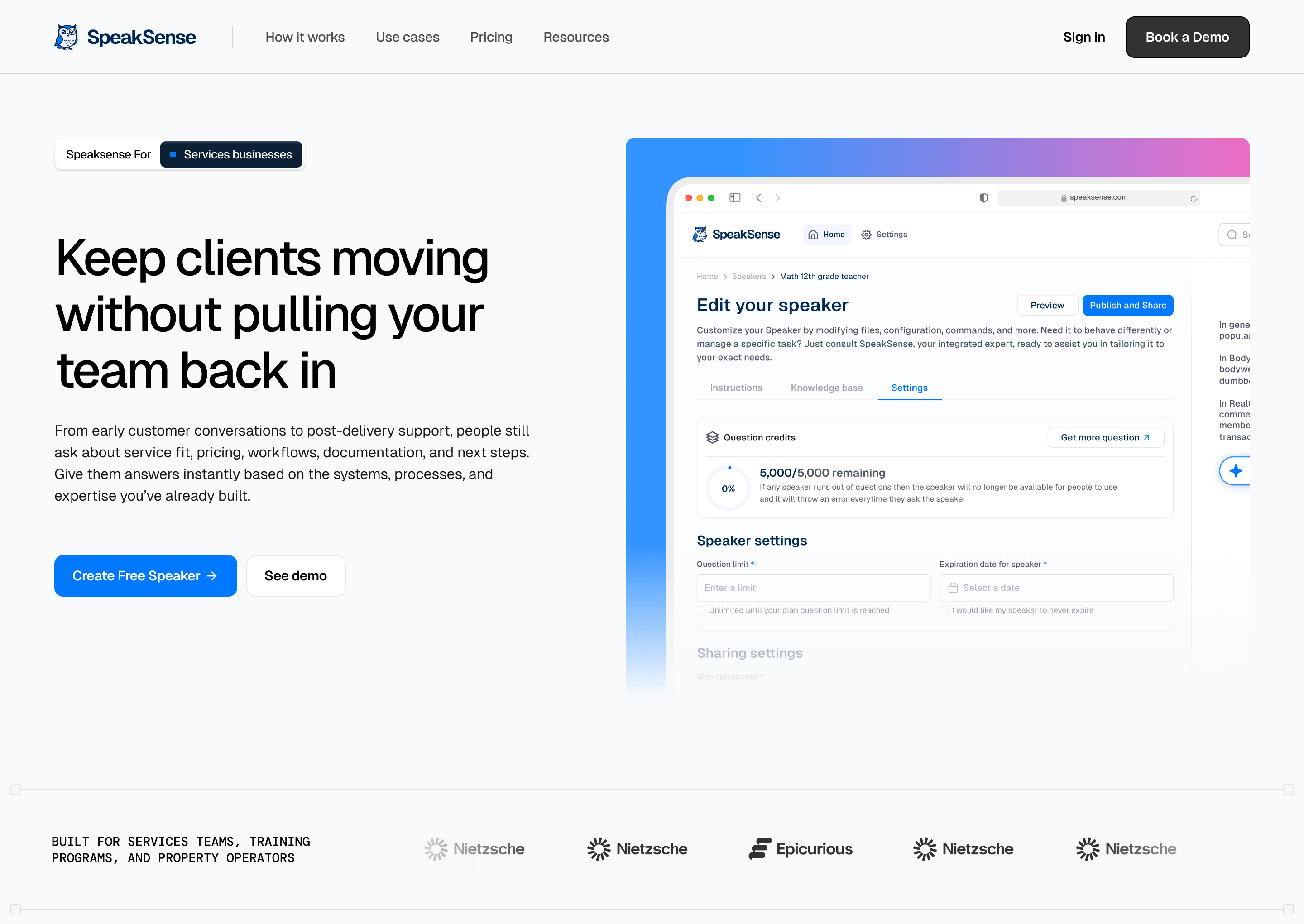 Two hero section directions for a client site- same headline, different visual approach. which one lands better? . . More of this over on X, in real time ideas, questions, and the people building cool stuff https://x.com/rightnextstep?s=11