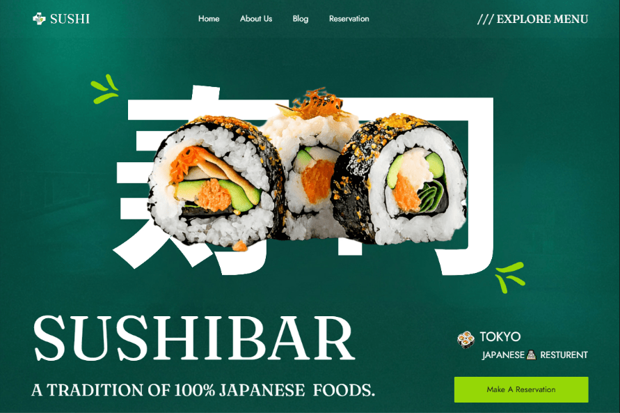 π£ Meet Sushi β a modern Framer template for sushi bars & Japanese restaurants.Showcase your menu and dining experience with a bold, visually engaging design.π Preview: https://framer.link/tEbgmzW#Framer #Restaurant #WebDesign