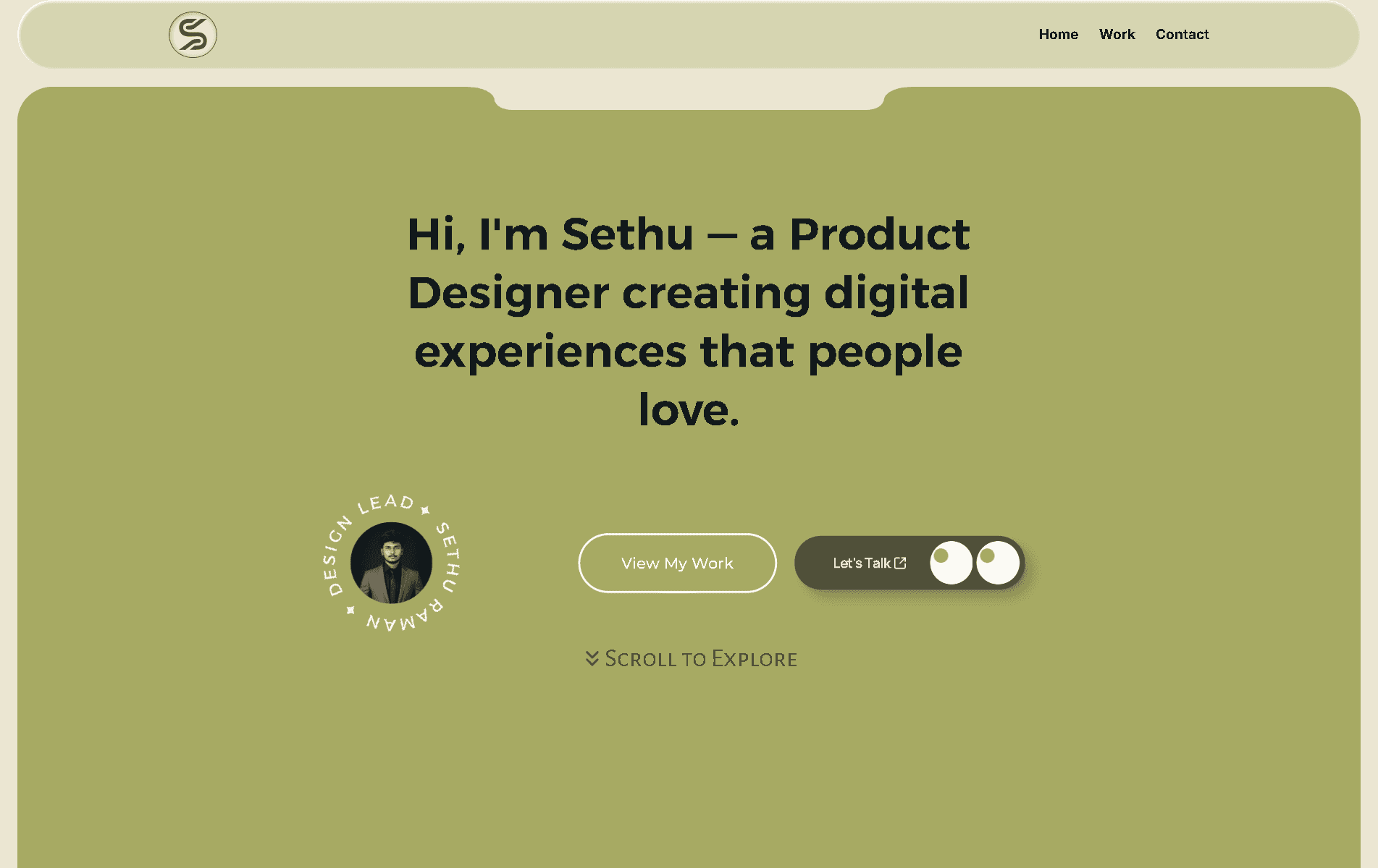 minimalist Porfolio