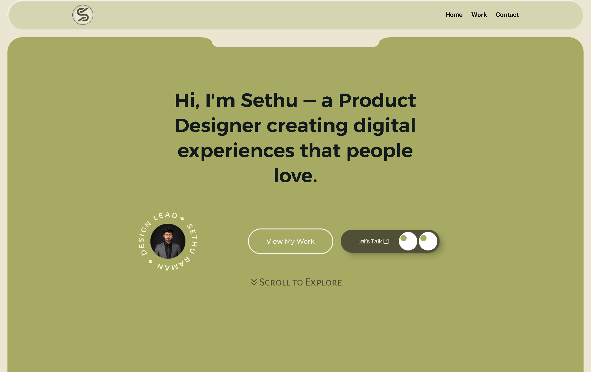 minimalist Porfolio