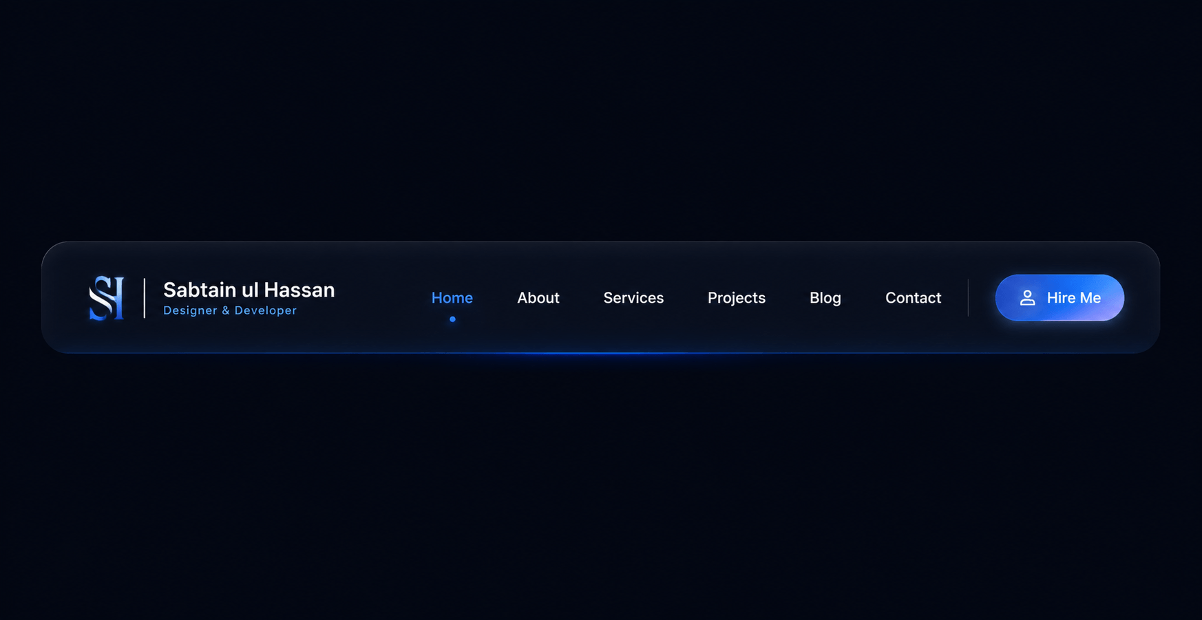 π Modern Navbar Design β Clean. Premium. Professional.First impressions matter, and a well-designed navigation bar sets the tone for the entire website. This modern navbar combines simplicity with elegance, featuring a clean layout, smooth spacing, and a premium user experience.β¨ Features β’ Minimal & Modern UI β’ Fully Responsive Layout β’ Clean Typography β’ Premium Glass Effect β’ Smooth Hover Animations β’ Perfect for Framer Projects β’ Professional Portfolio ReadyEvery pixel is designed with attention to detail to create a navigation experience that feels fast, modern, and visually stunning.π Designed by Sabtain ul Hassan#Framer #WebDesign #UIDesign #Navbar #ModernUI #Portfolio #WebsiteDesign #Figma #Frontend #ResponsiveDesign #CreativeDesign #DesignInspiration