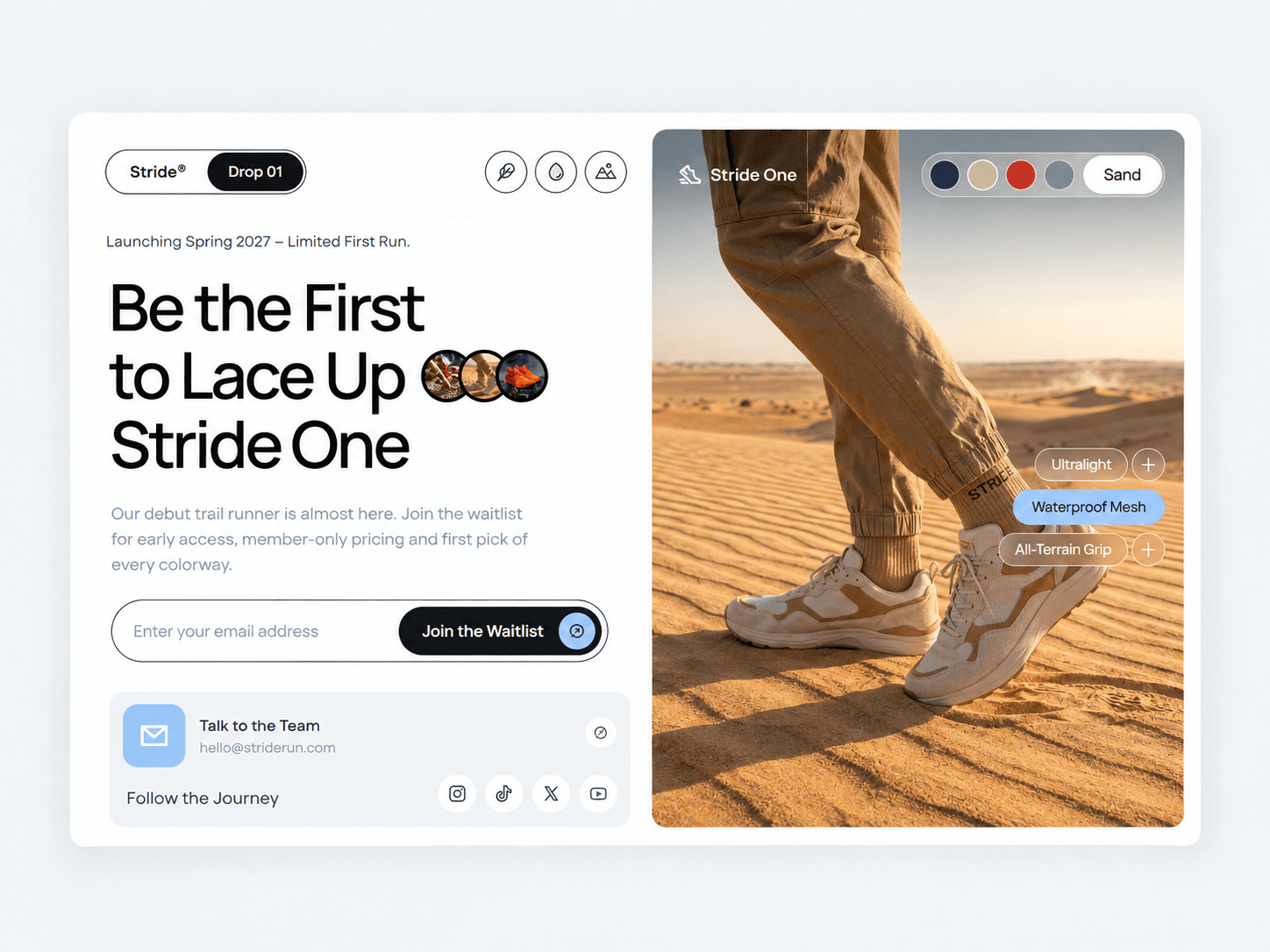 Stride Waitlist
