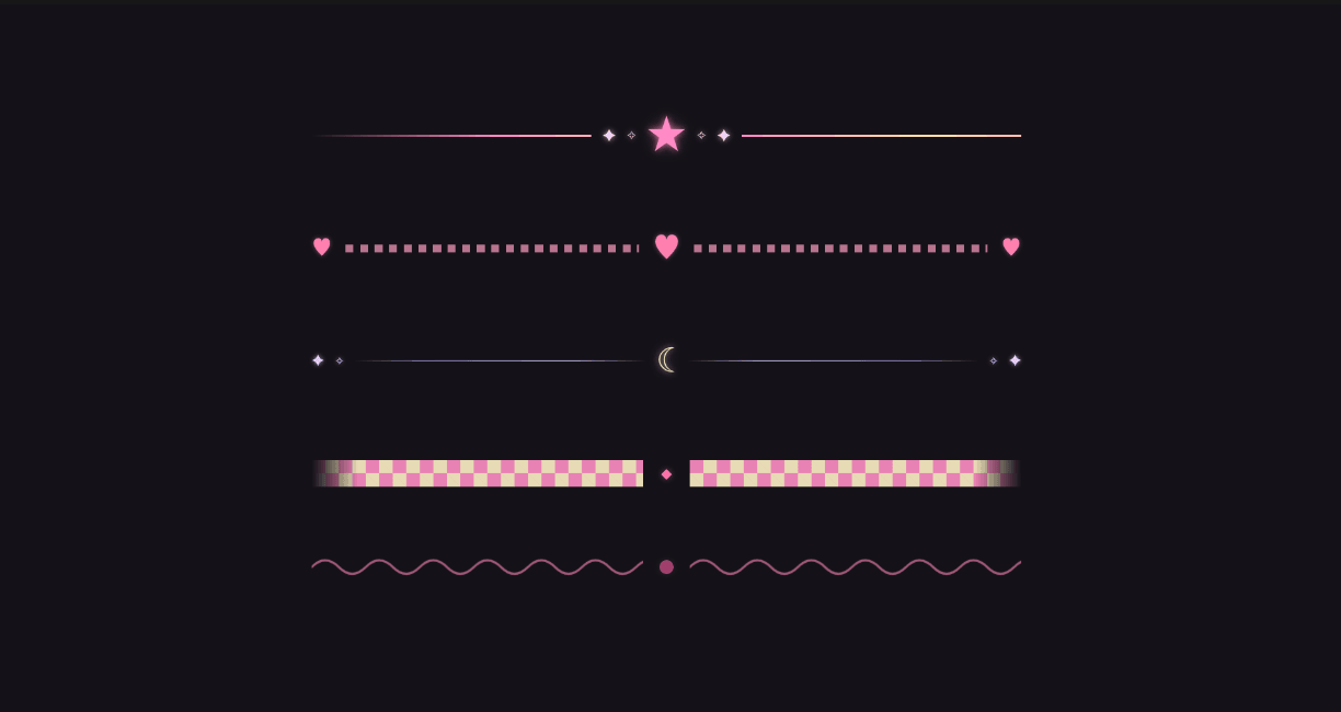 Animated Dividers