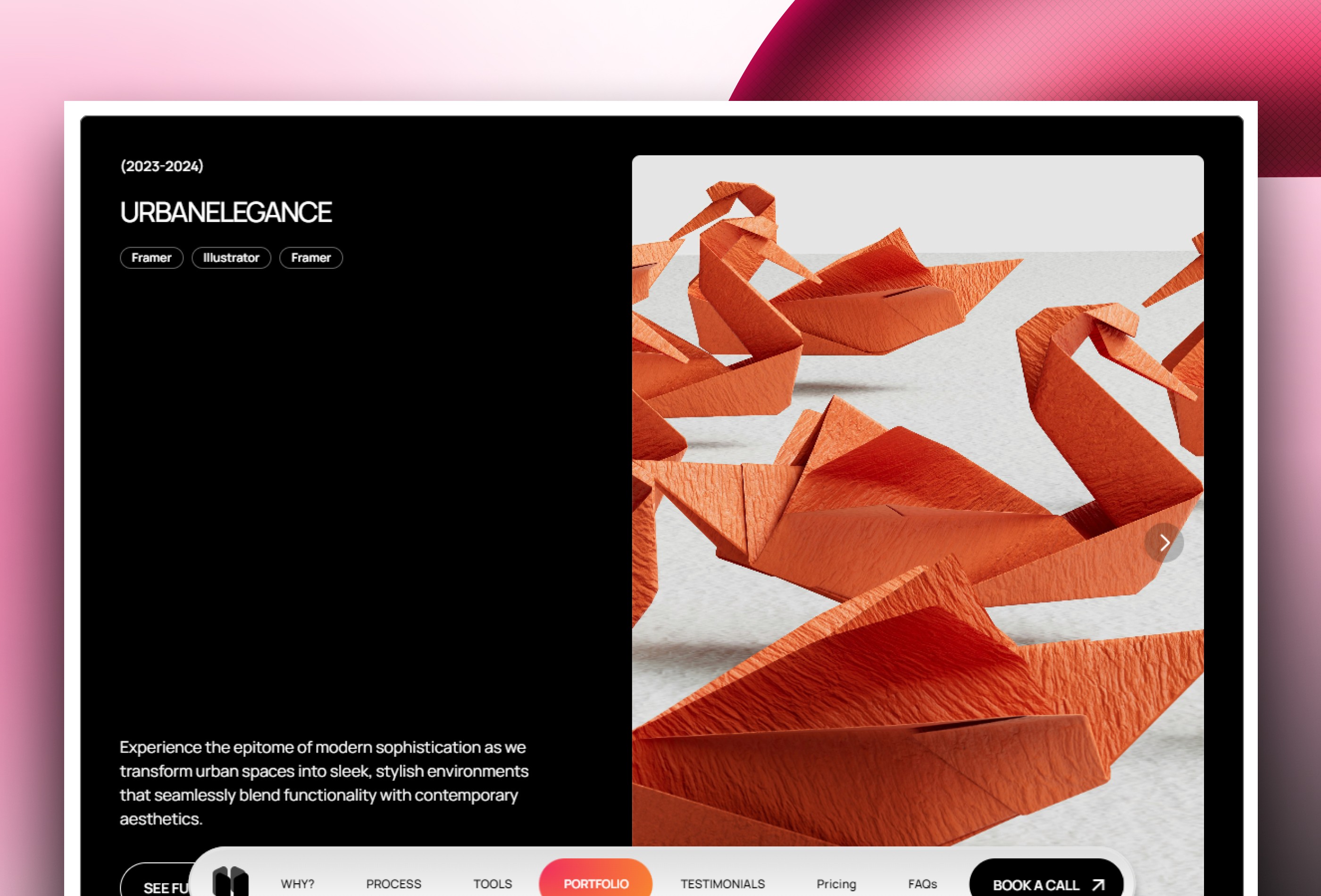 Screenshot 3 for Crate, a Framer Marketplace template by Plaiter.