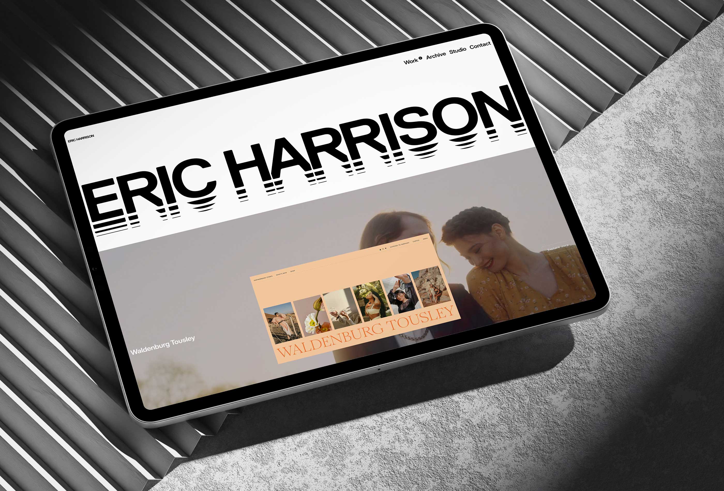 Screenshot 2 for Harrison, a Framer Marketplace template by Fouroom.