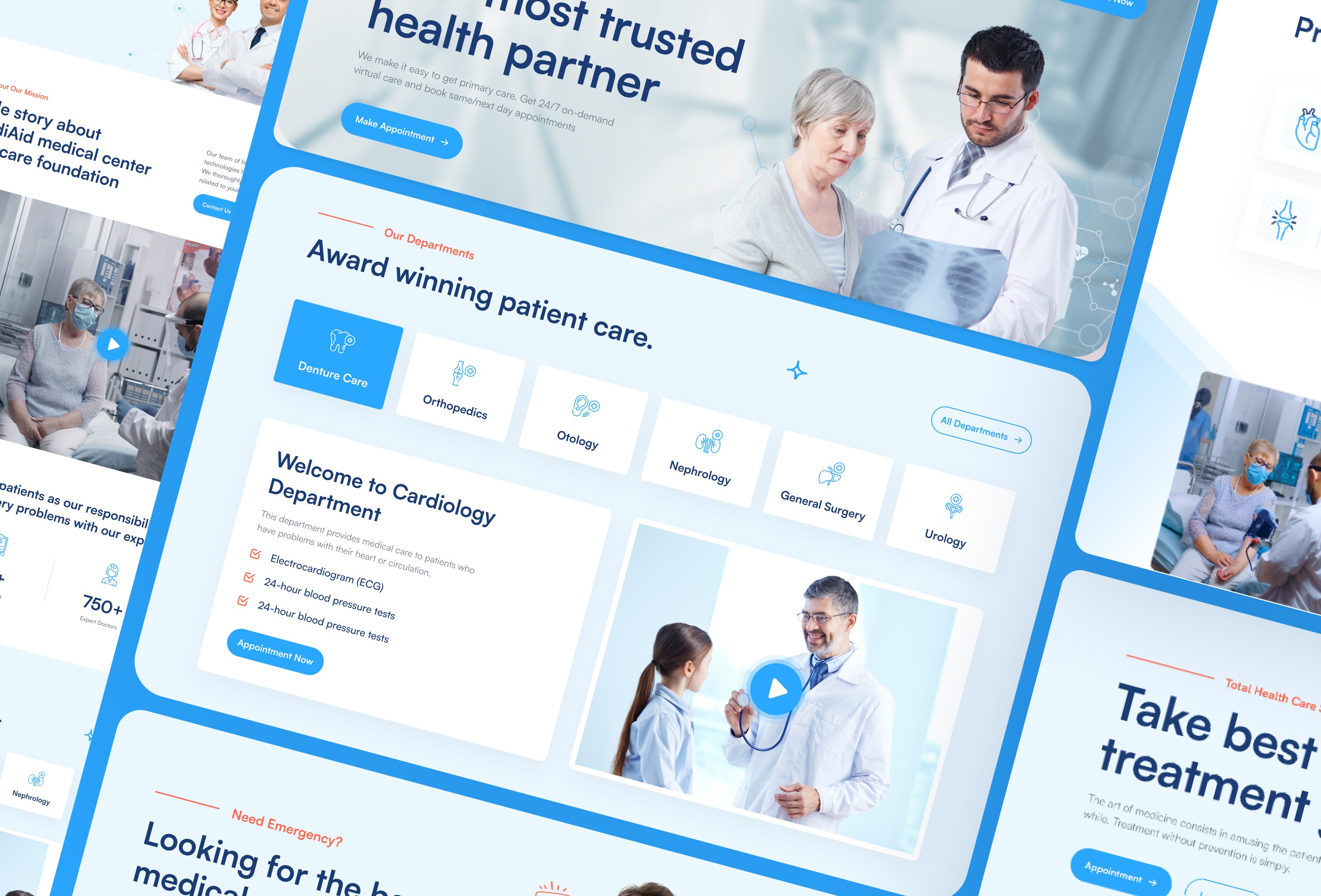Screenshot 3 for MediAid, a Framer Marketplace template by FramerDevs.