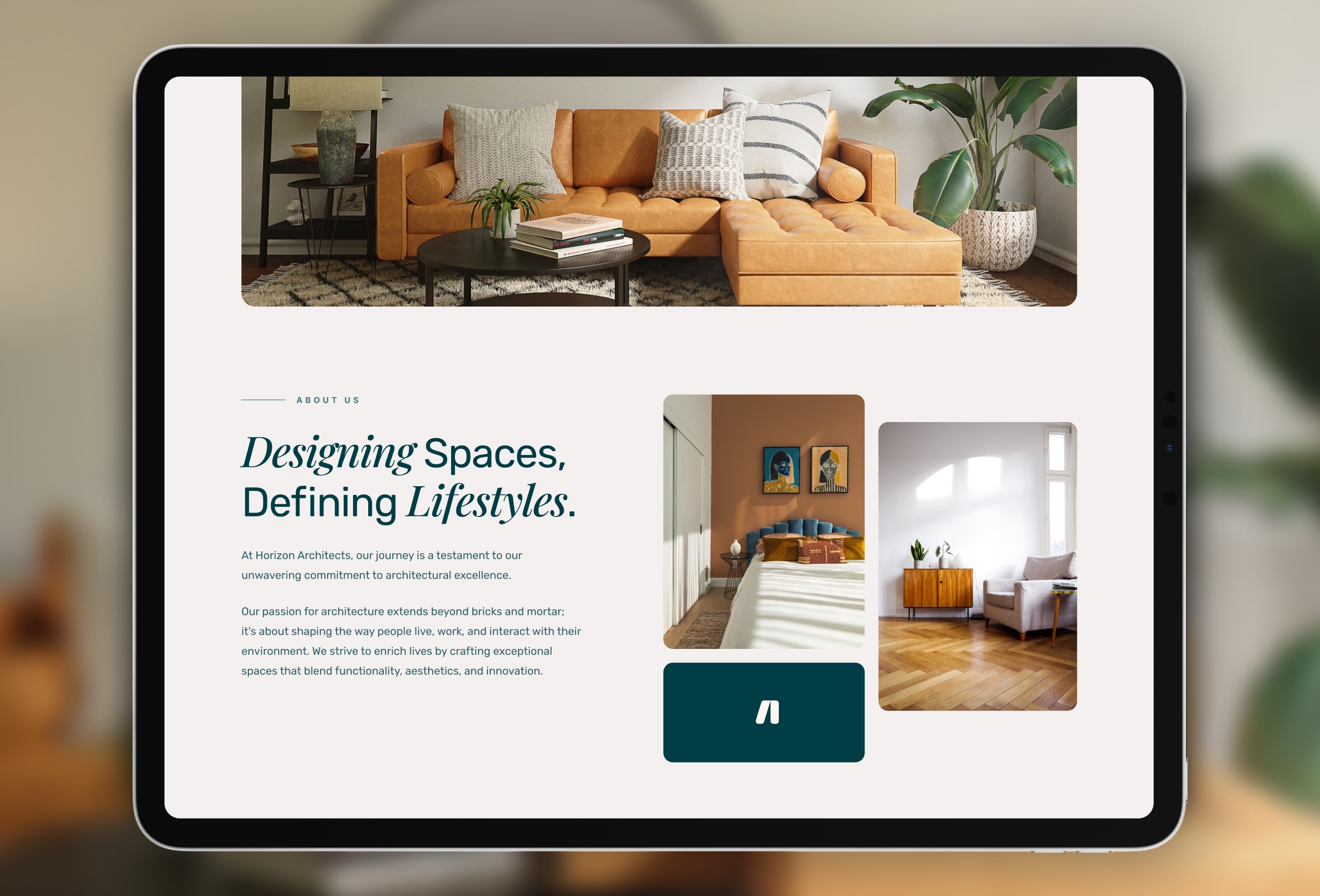 Screenshot 3 for HorizonArchitects, a Framer Marketplace template by bujadesign.
