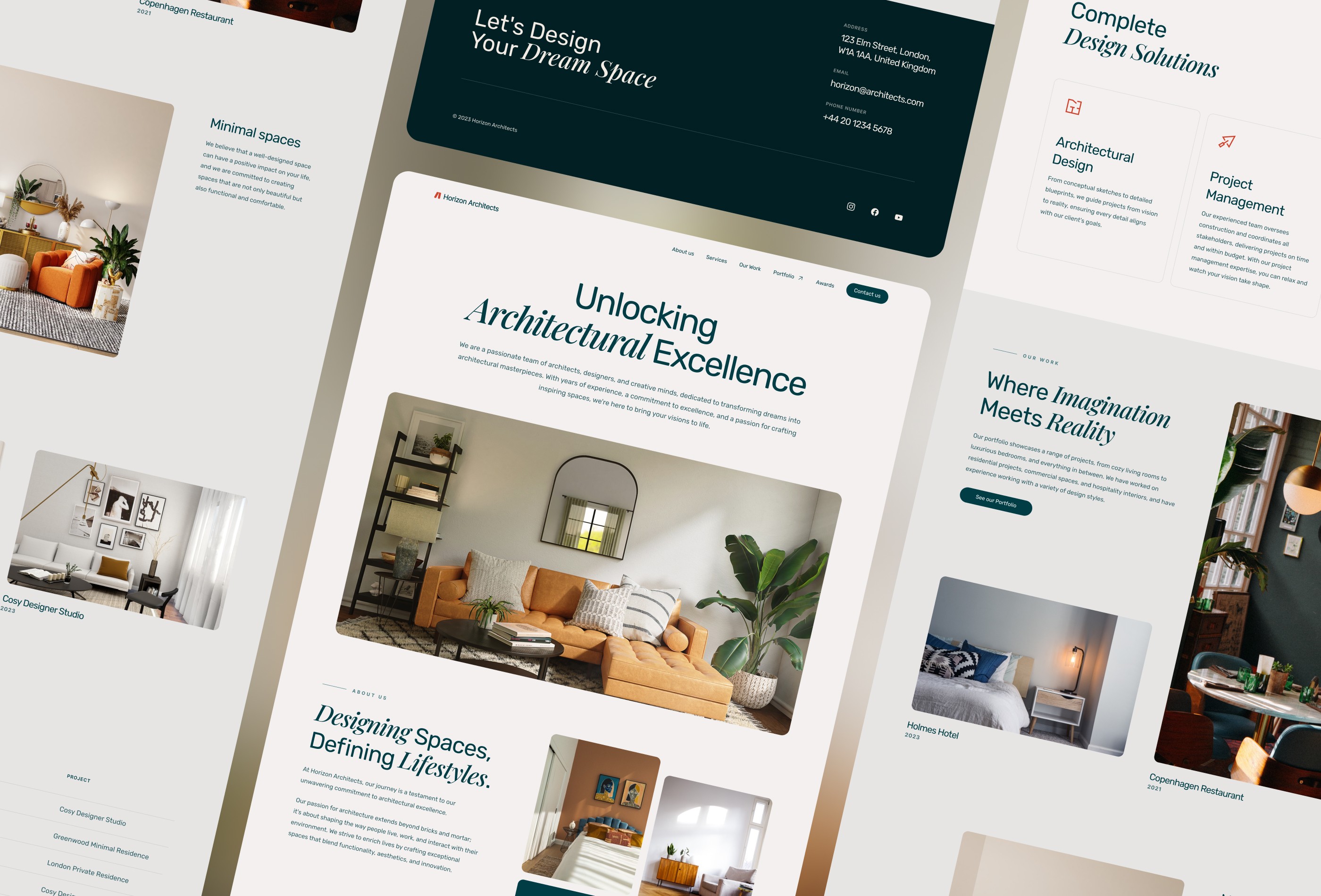 Thumbnail 2 for HorizonArchitects, a Framer Marketplace template by bujadesign.