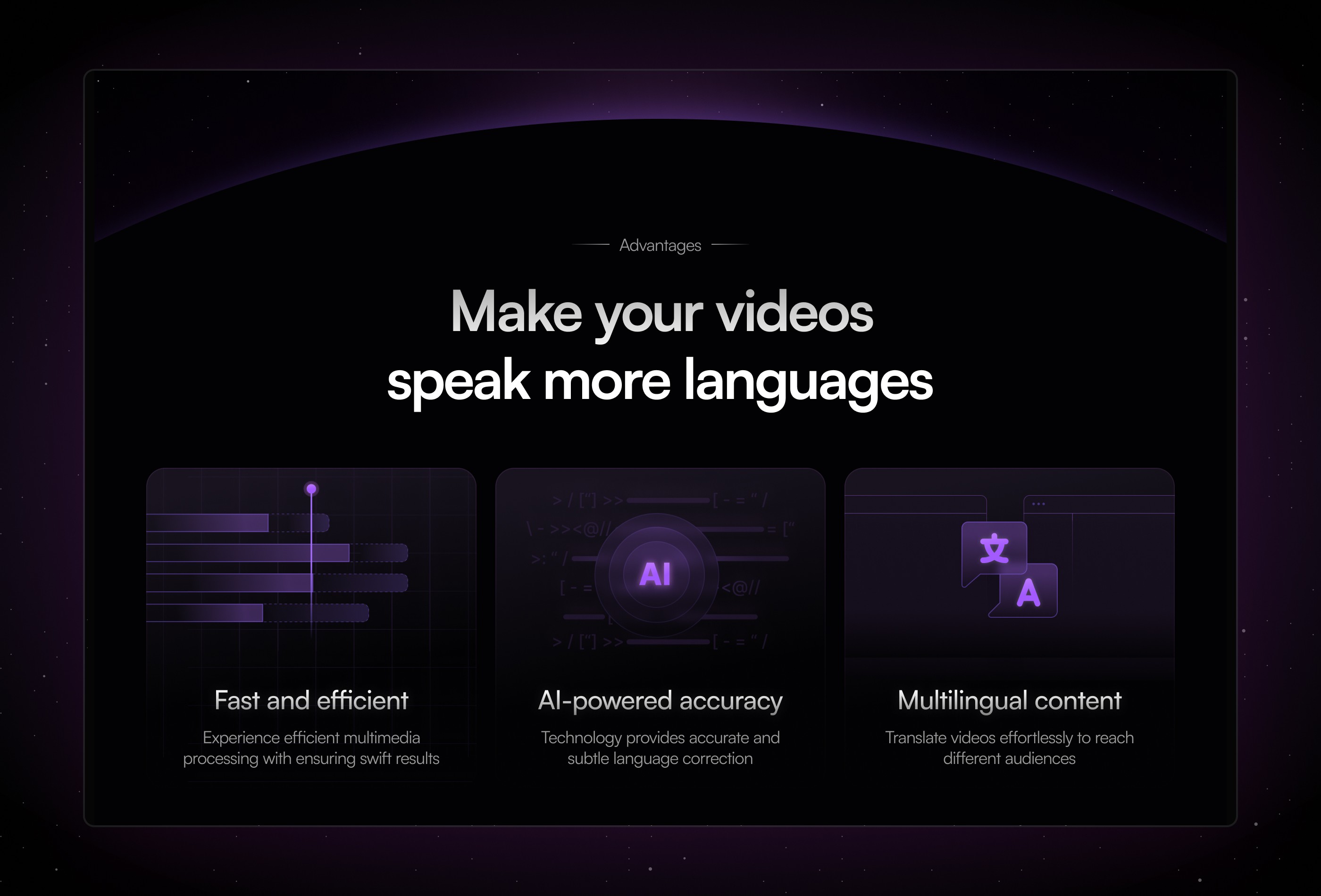 Screenshot 3 for DubberAI, a Framer Marketplace template by Adam Kowalski.