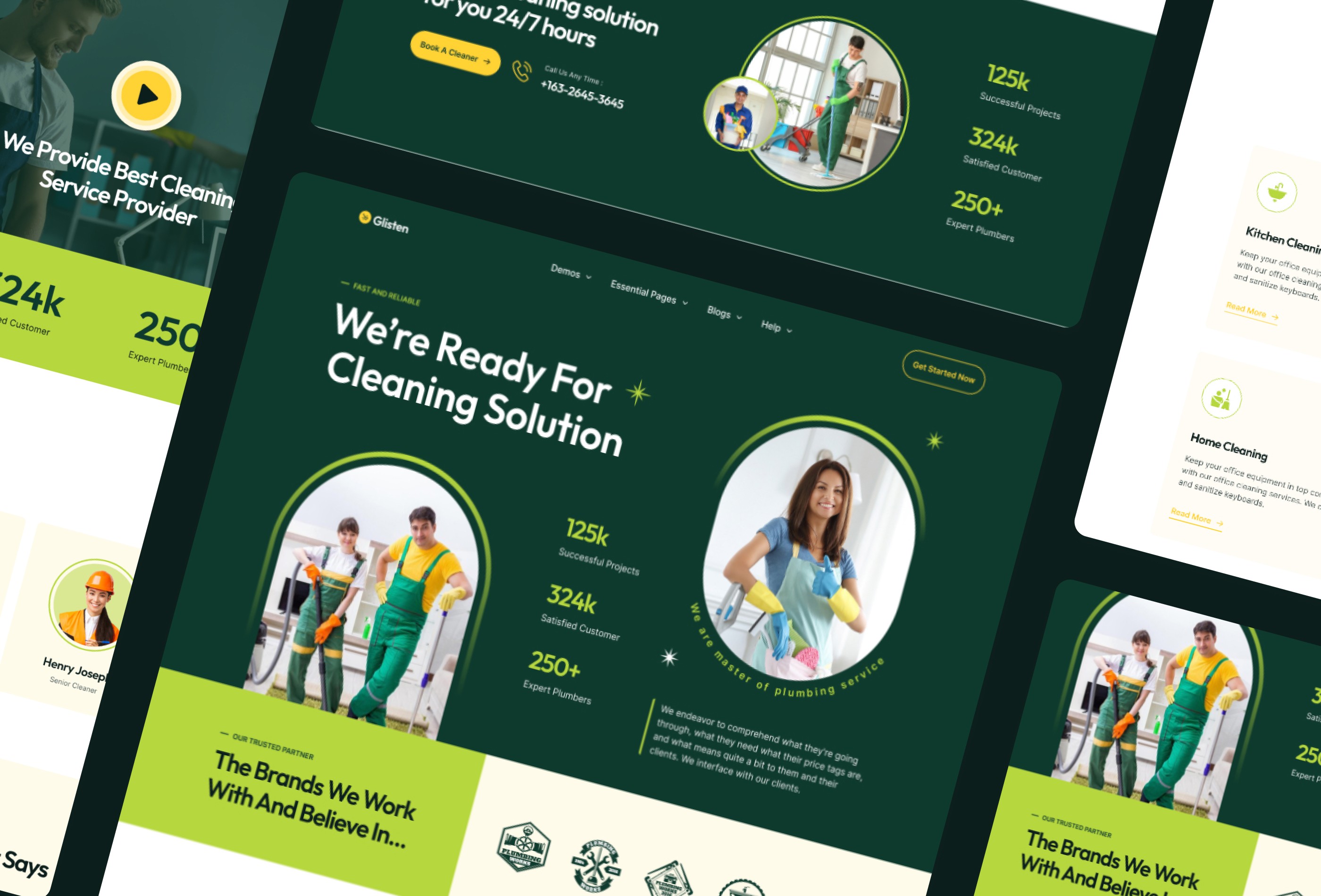 Screenshot 3 for Glisten, a Framer Marketplace template by FramerDevs.