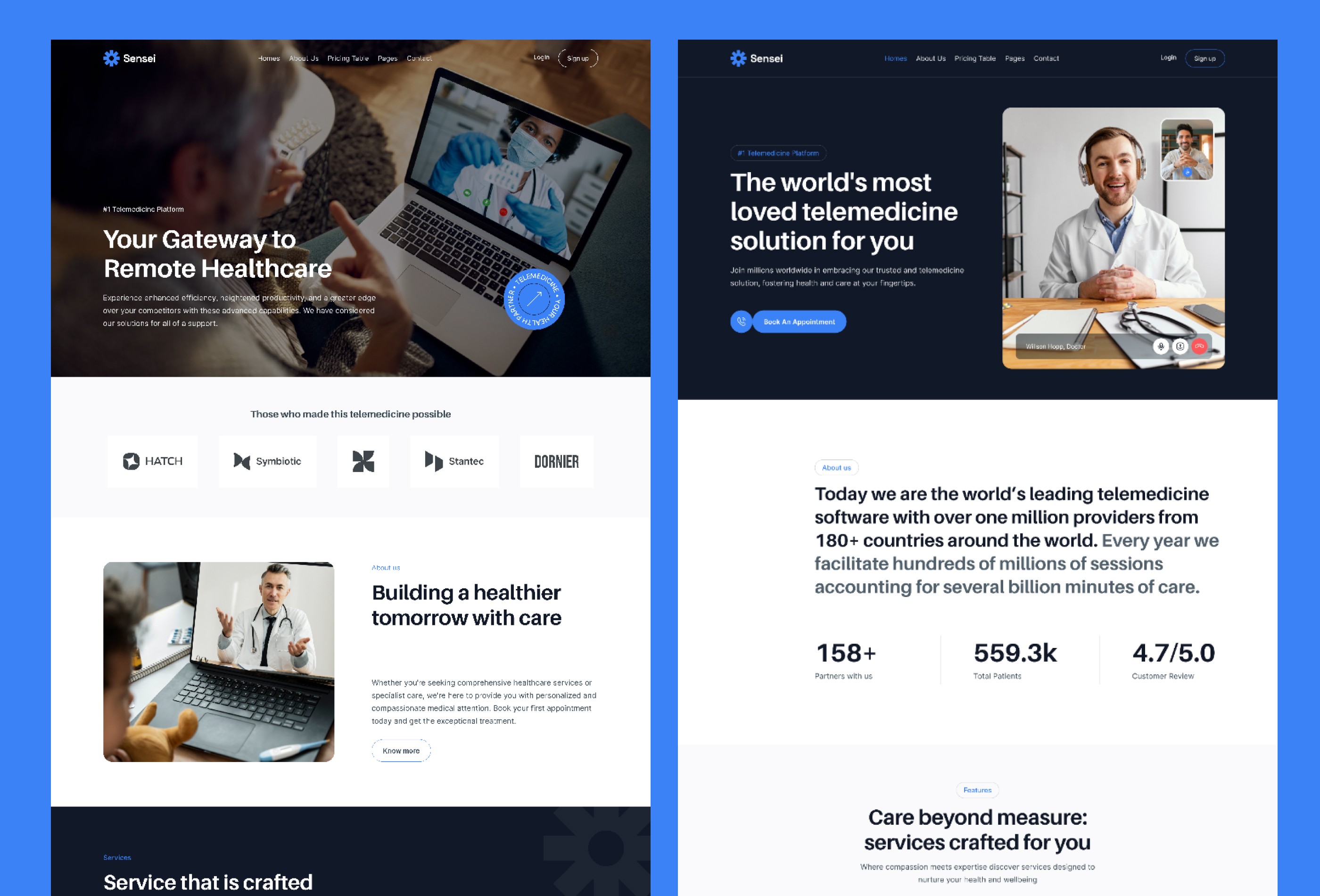 Screenshot 4 for Sensei, a Framer Marketplace template by Framership.