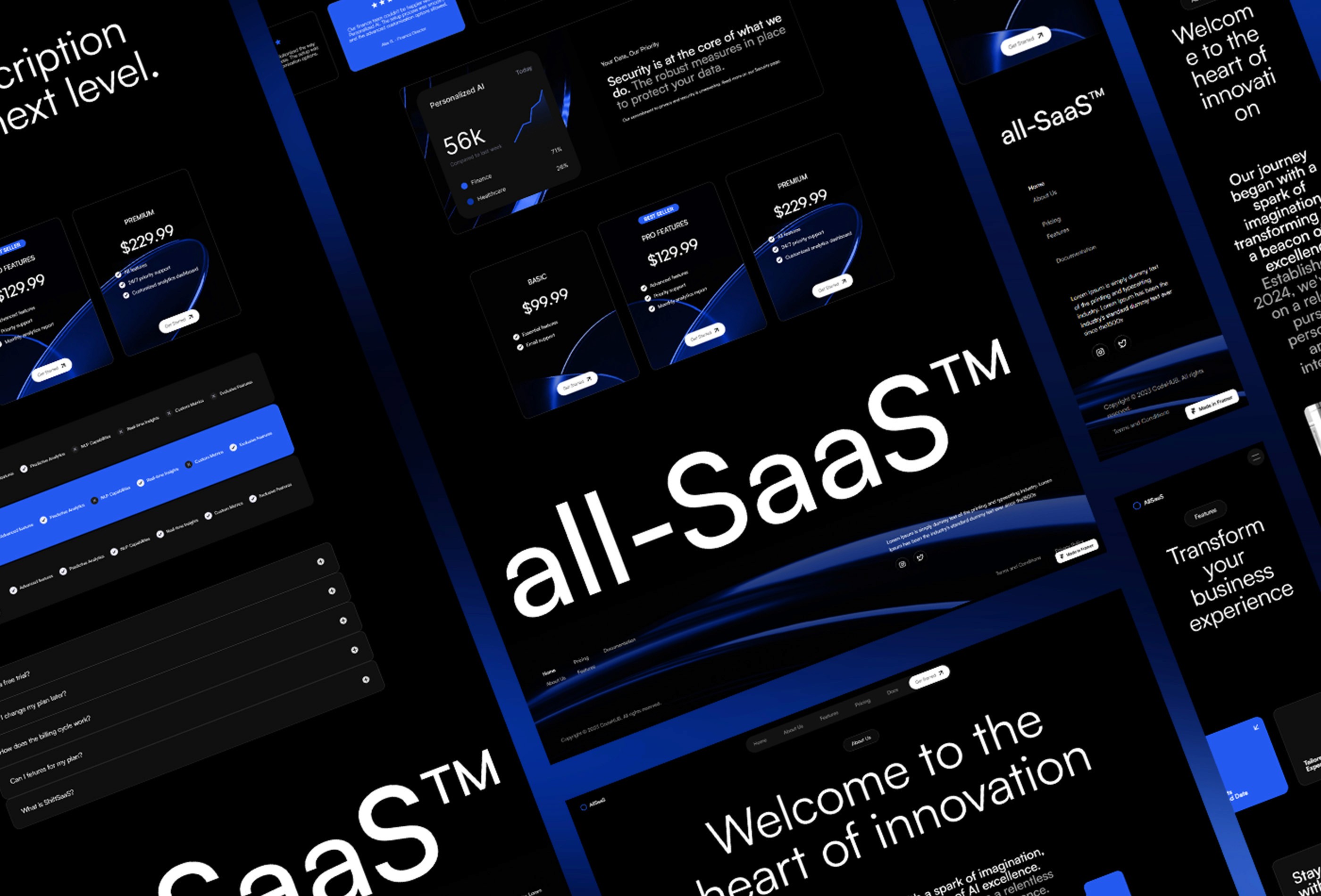 Screenshot 4 for AllSaaS, a Framer Marketplace template by Leandro Melo.