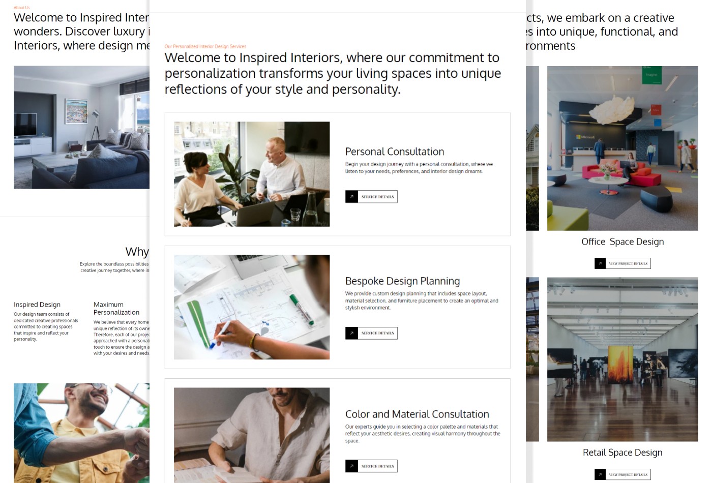 Screenshot 3 for Inner, a Framer Marketplace template by Honocoroko.