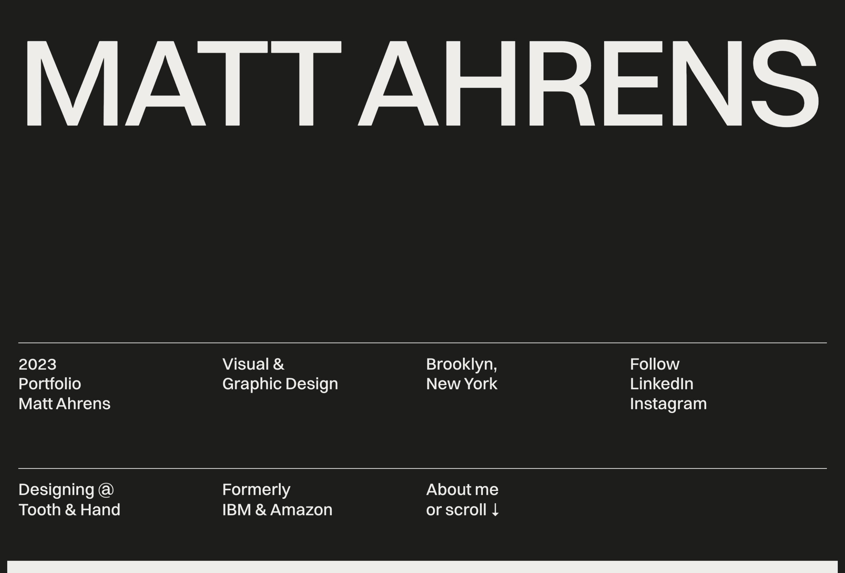 Screenshot 2 for Onyx+Pearl, a Framer Marketplace template by Matt Ahrens.