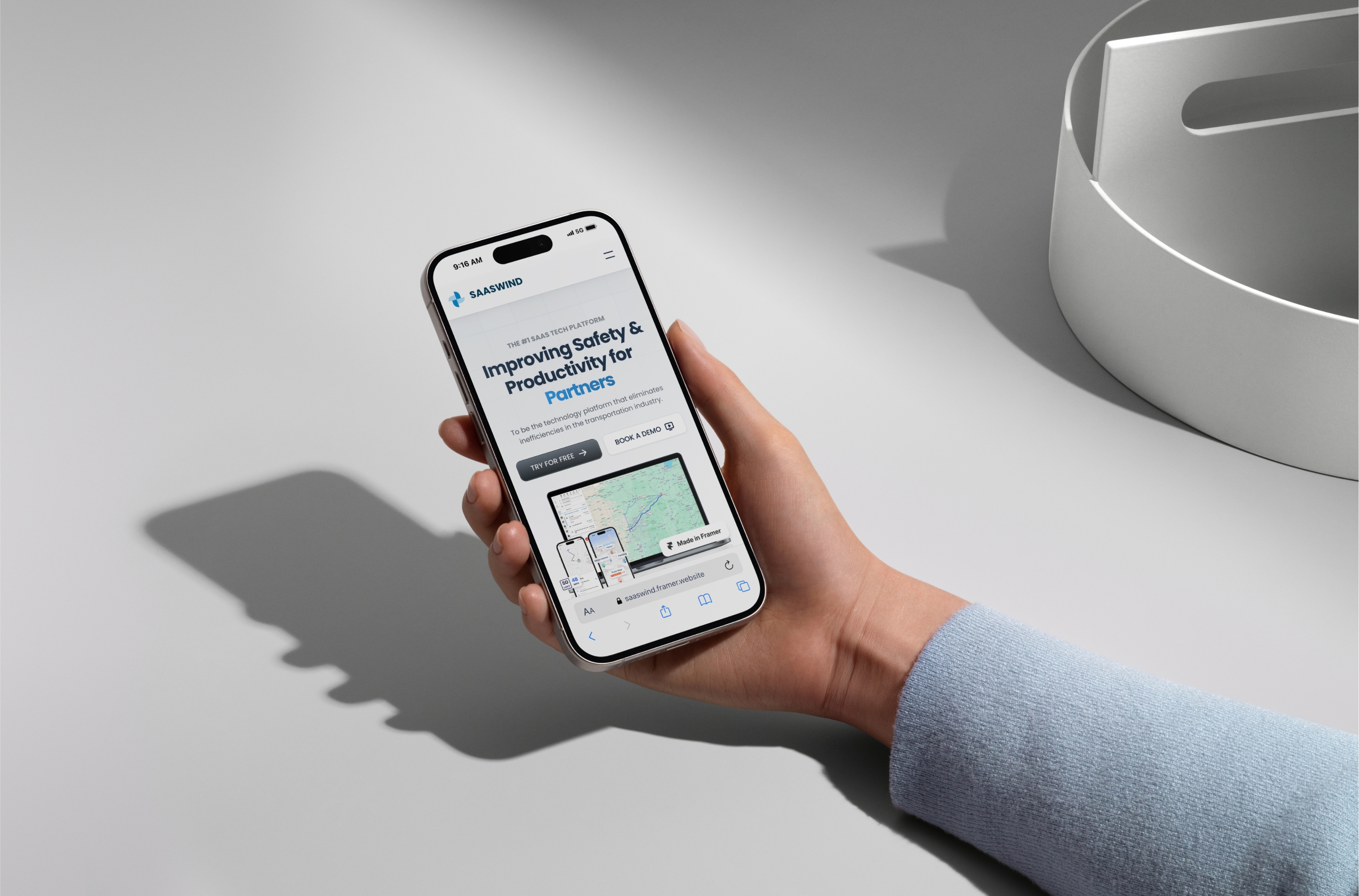 Screenshot 3 for Soft Wind, a Framer Marketplace template by Chi Boyce.