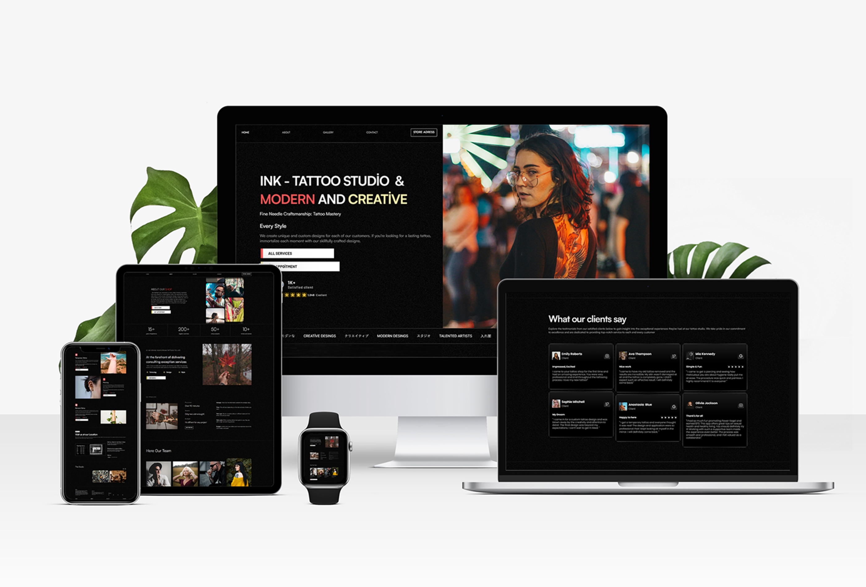 Screenshot 3 for InkCraft, a Framer Marketplace template by Ling Jie.