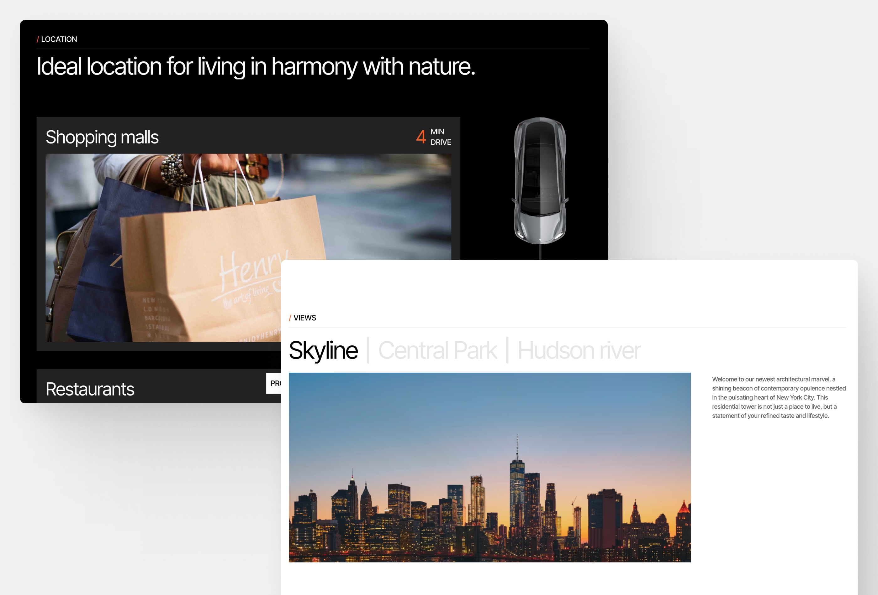 Screenshot 2 for Properto, a Framer Marketplace template by Ashar Iqbal.