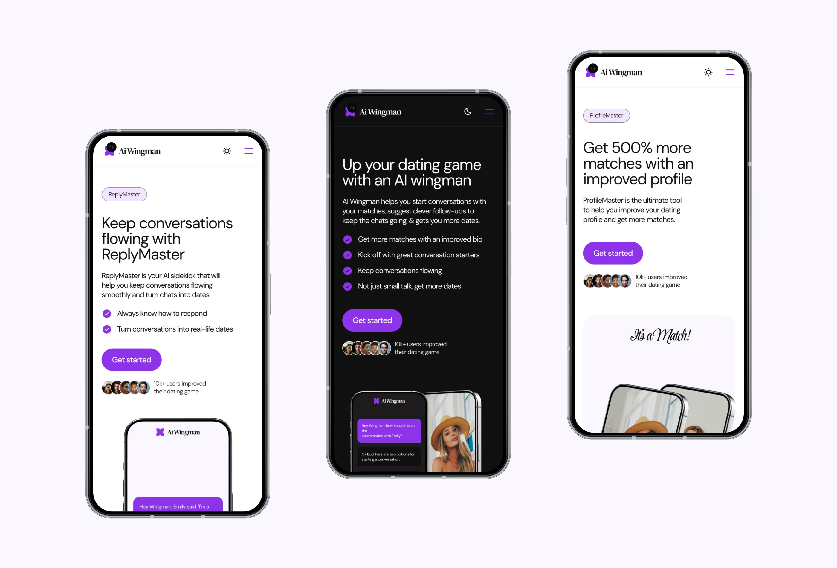 Screenshot 4 for AiWingman , a Framer Marketplace template by Firdavs Abdunazarov.