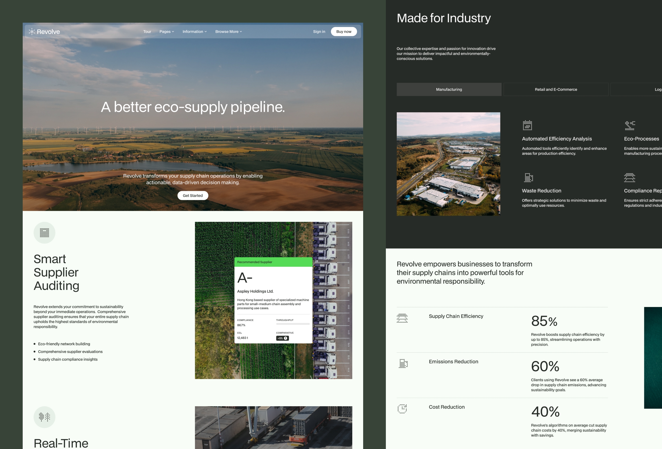 Thumbnail 2 for Revolve, a Framer Marketplace template by Craig Garner.