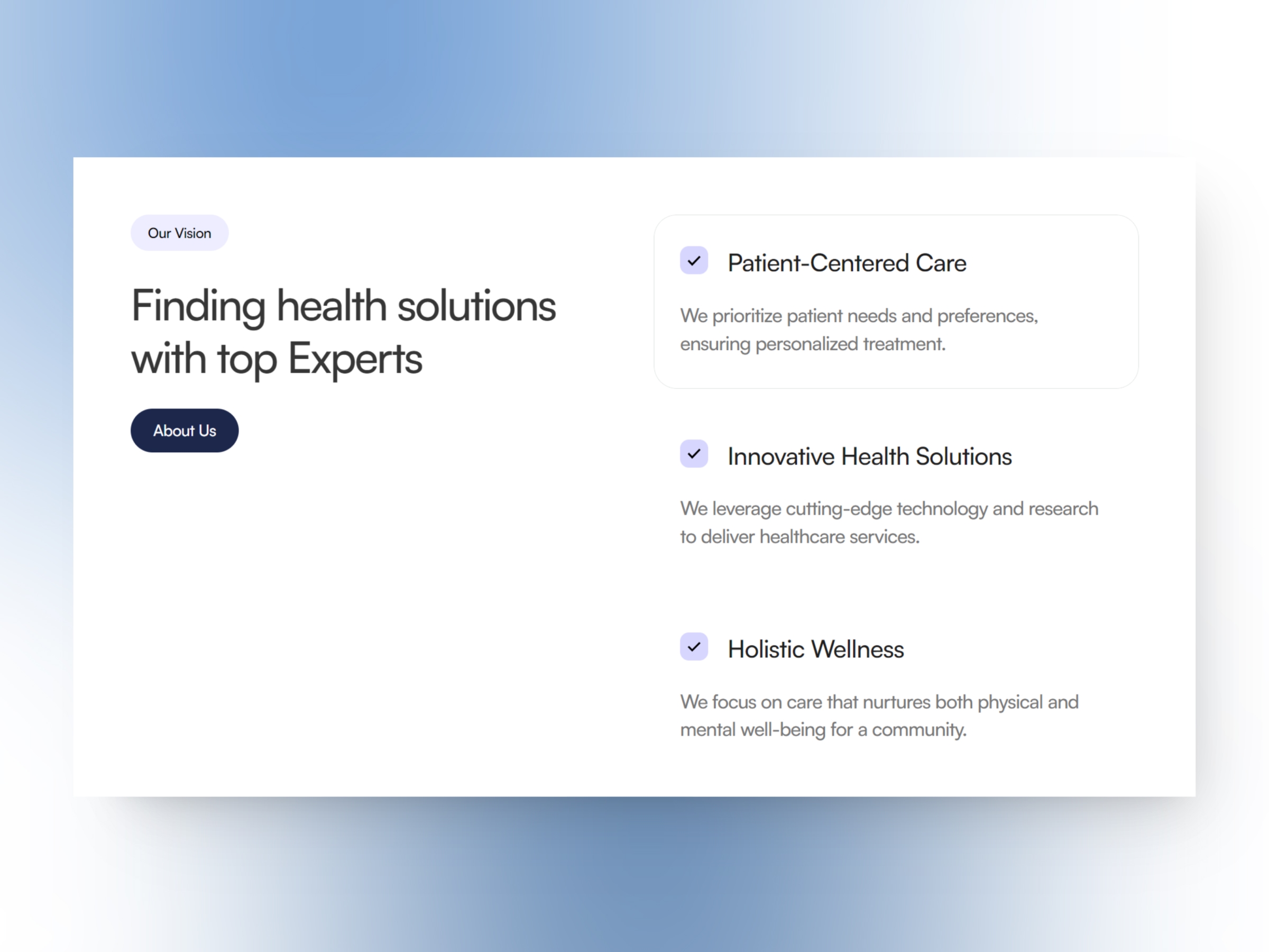 Screenshot 4 for Mediso, a Framer Marketplace template by Muzamal Hussain.