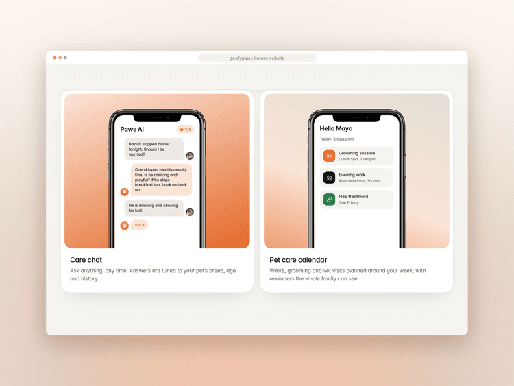 Code Breakpoint Icon GoofyPaws — Free Website Template for Framer