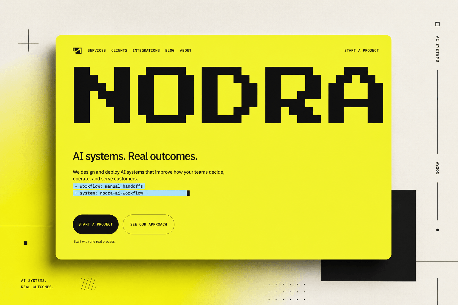 NODRA: Free AI Website Template by baptiste.fort โ Framer Marketplace