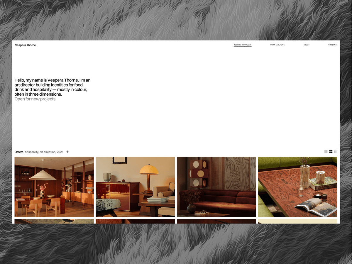 Vespera Thorne: Free Portfolio Website Template by KollinaStudio ...