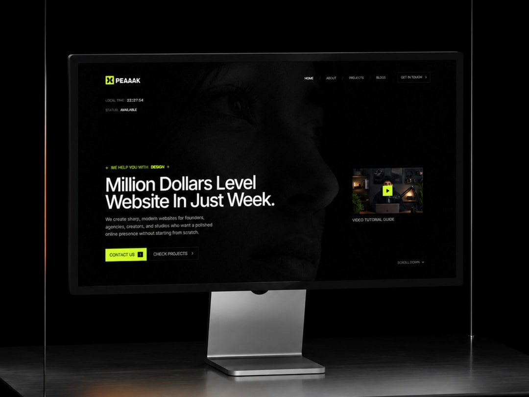 UX UI Designer: Free Portfolio Website Template by Ajwad Imtaar ...