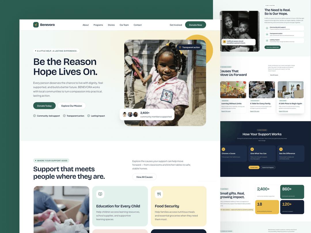 Fram R BENEVORA — Free Website Template for Framer
