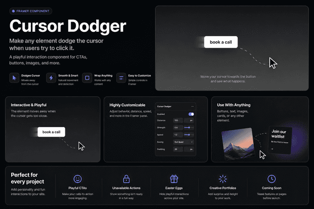 Layer Stack Template Vector Earnings Showcase — Component for Framer