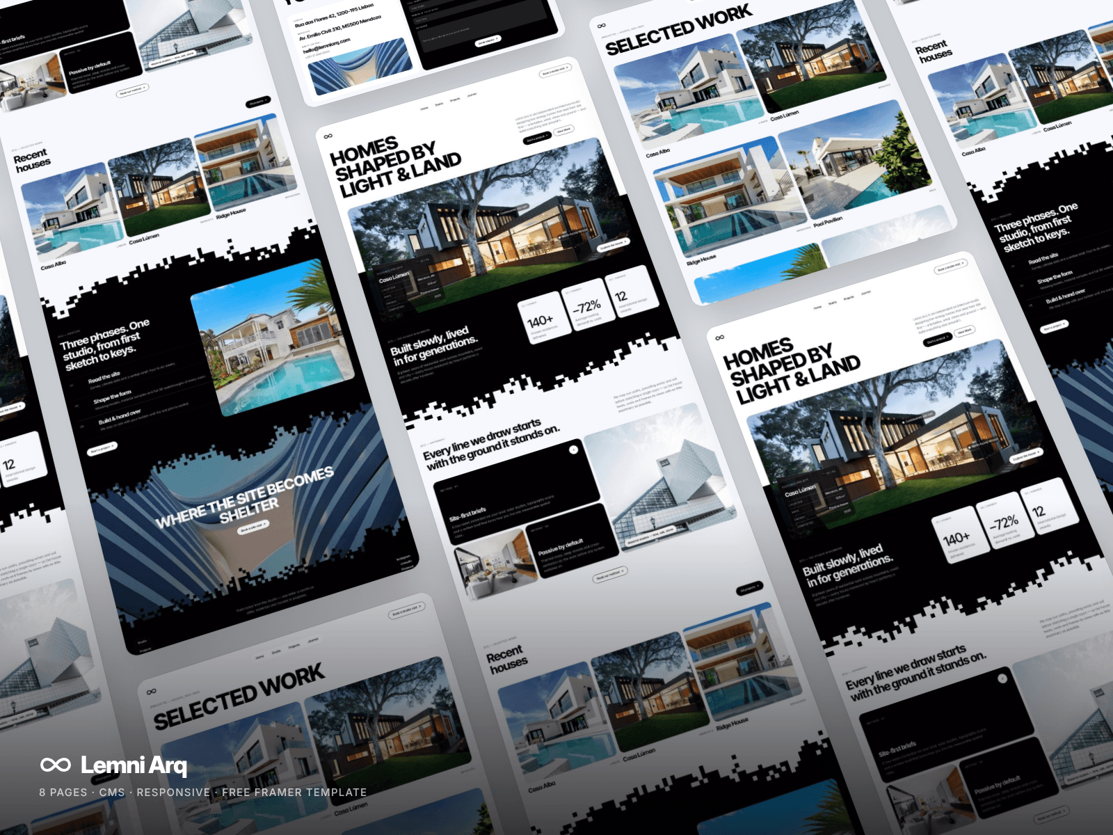 Button Examples Web Design Add Lemni Arq — Free Website Template for Framer
