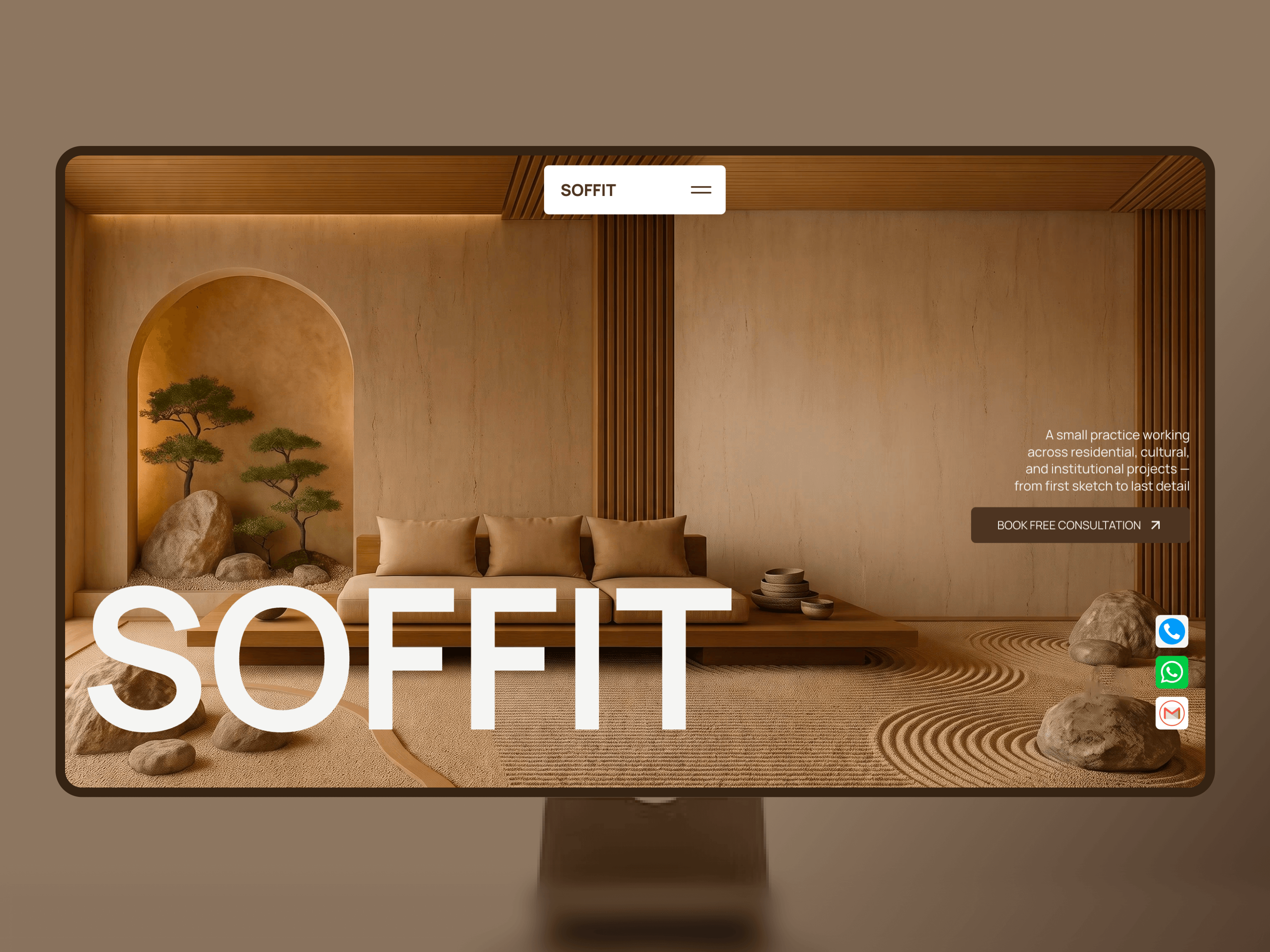 Soffit: Free Portfolio Website Template by Sonal Rastogi — Framer ...