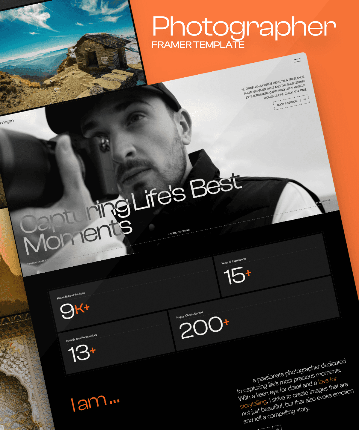 Photolab Free Portfolio Website Template by Real Mehedi — Framer