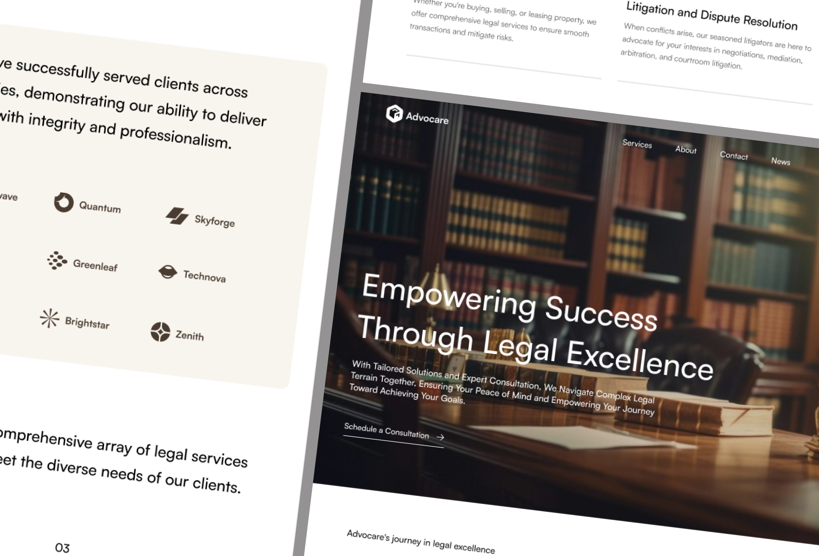 Free Law Firm & Attorney Website Templates — Framer Marketplace