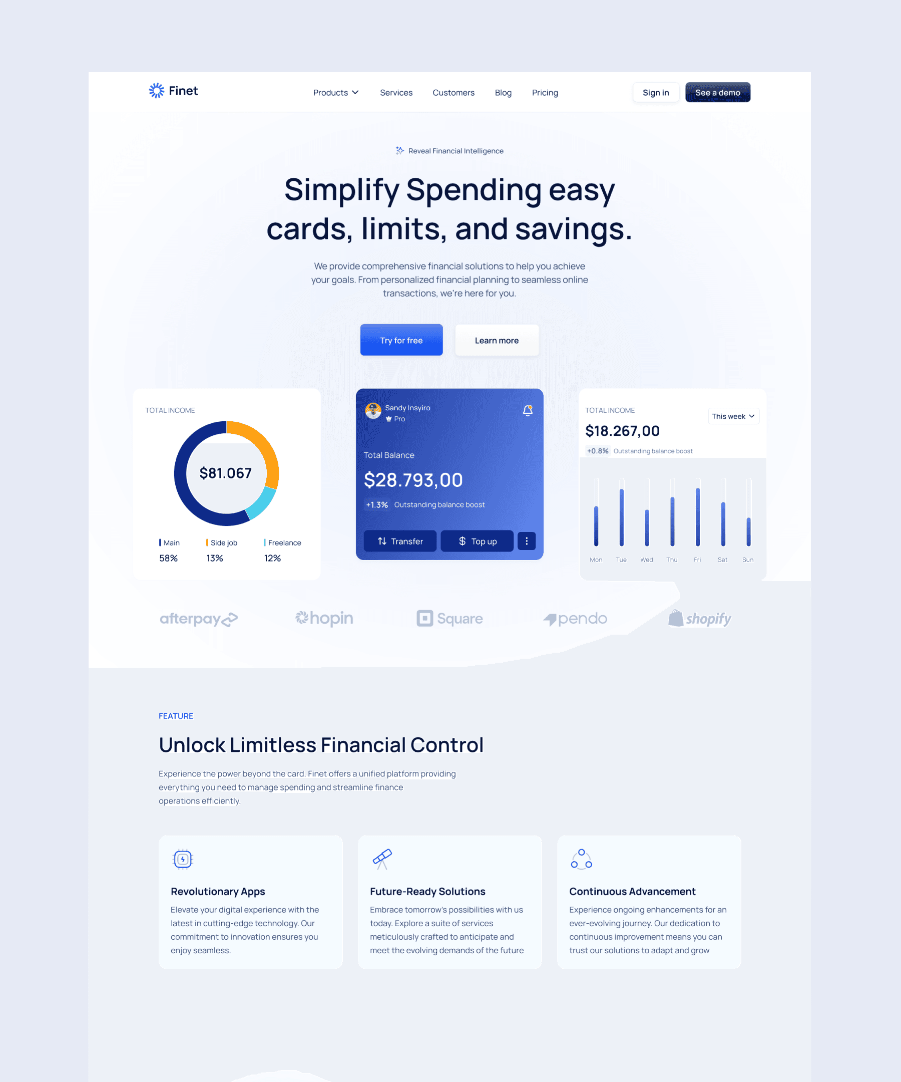 Responsive Business Website Template by Pixlayer — Framer