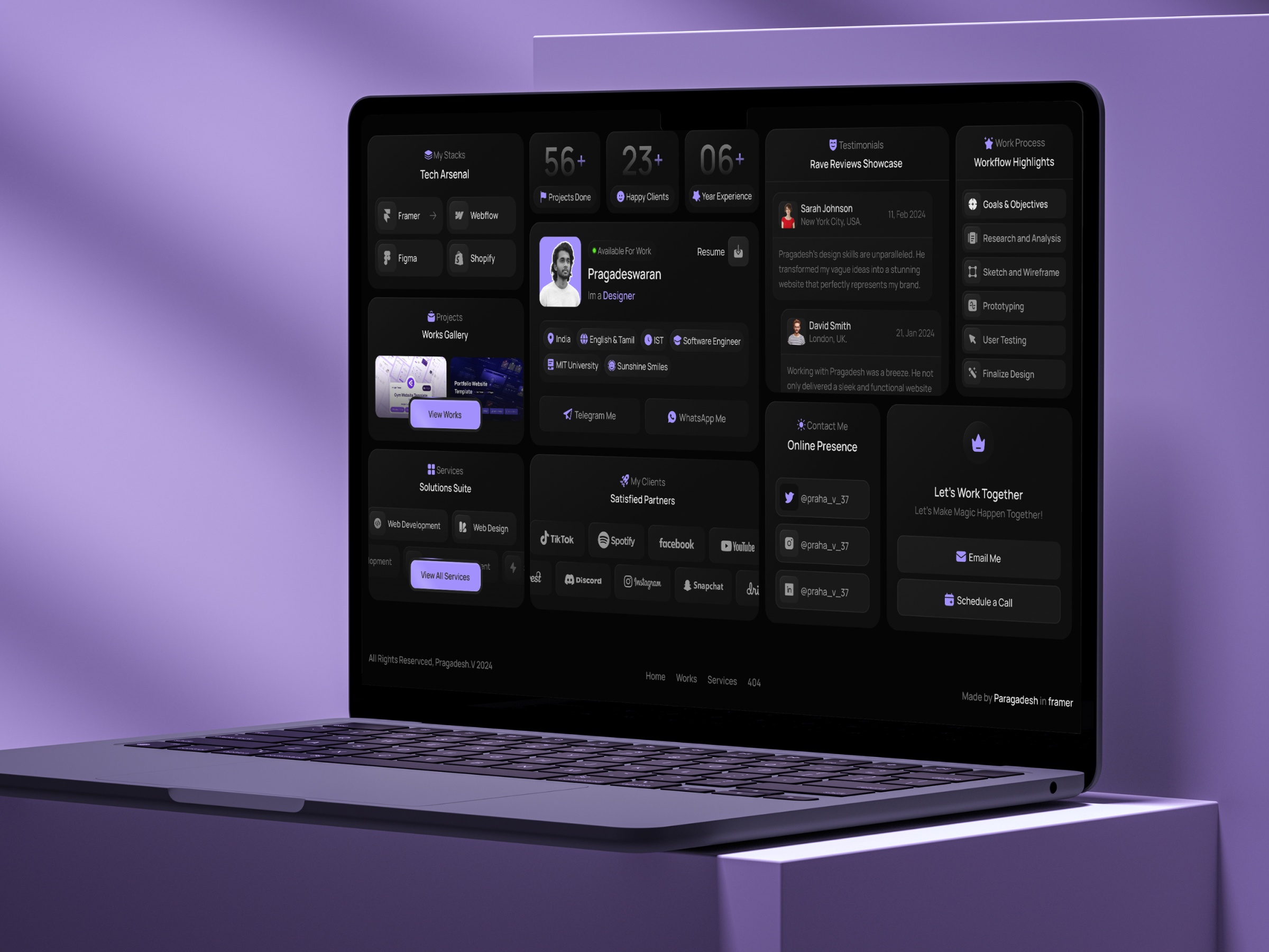 Zento: Free Personal Website Template by Praha Framer Marketplace Zento: Free Personal Website Template by Praha Framer Marketplace