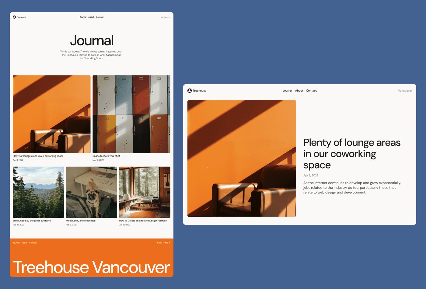 Treehouse - Service Showcase Template — Framer Marketplace