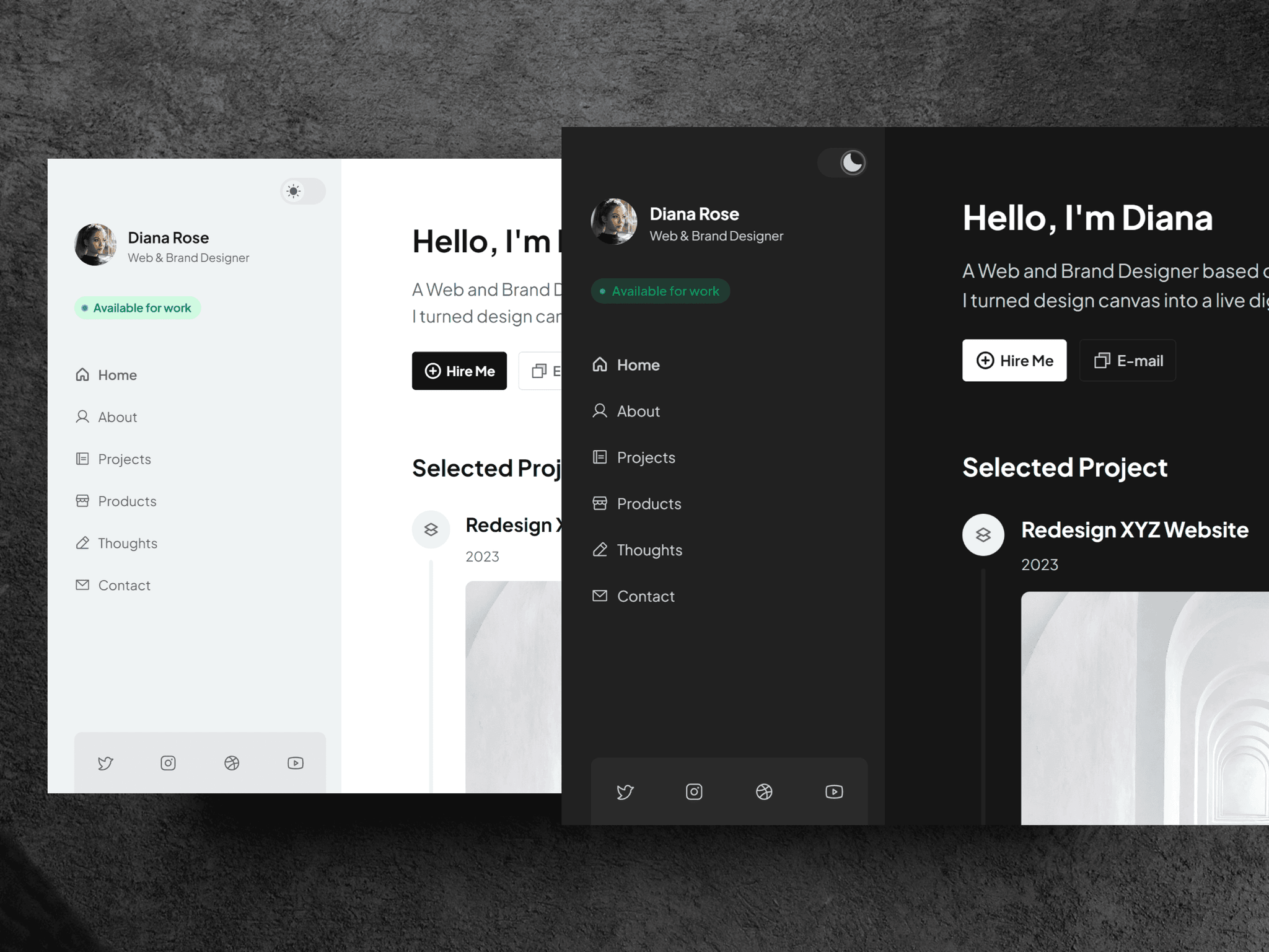 Lorean: Responsive Portfolio Website Template by Yan Kornilov — Framer ...