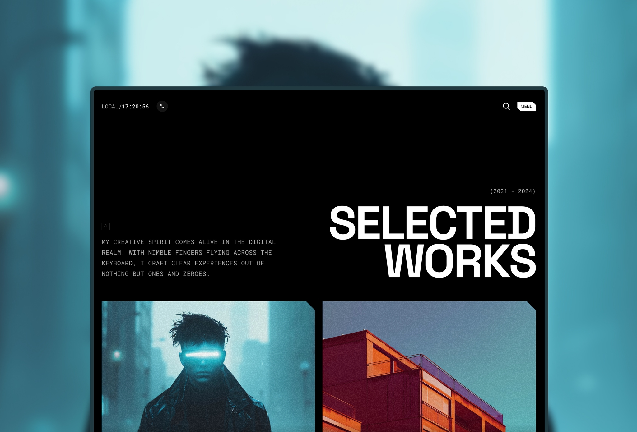 Landin Free Portfolio Website Template by Westhill Studio — Framer