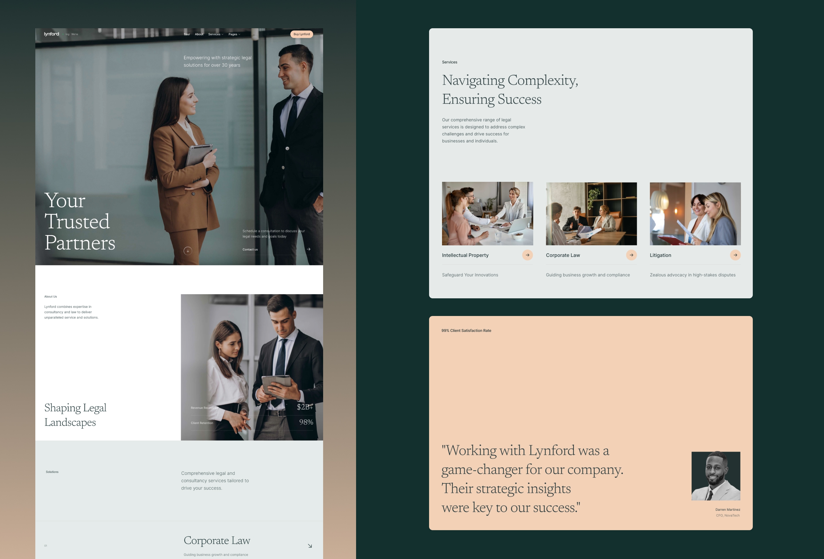 Free Law Firm & Attorney Website Templates — Framer Marketplace