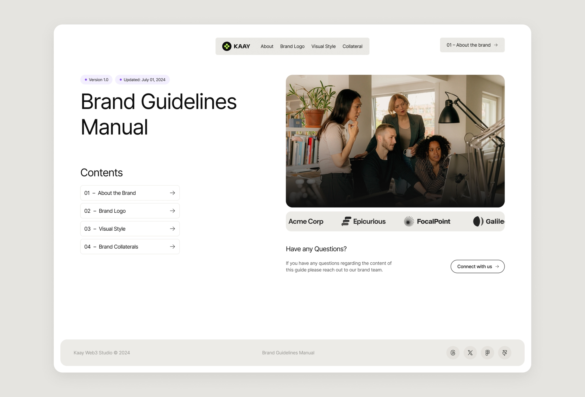 Free Brand Guidelines Web Templates Framer Marketplace Free brand guidelines web templates framer marketplace