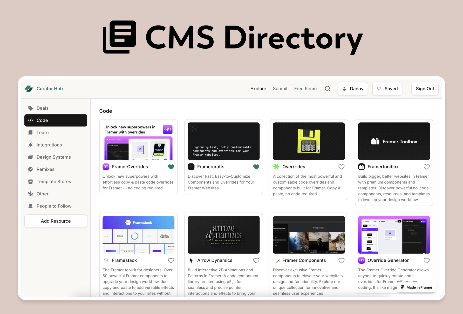 Free Membership Site Templates — Framer Marketplace