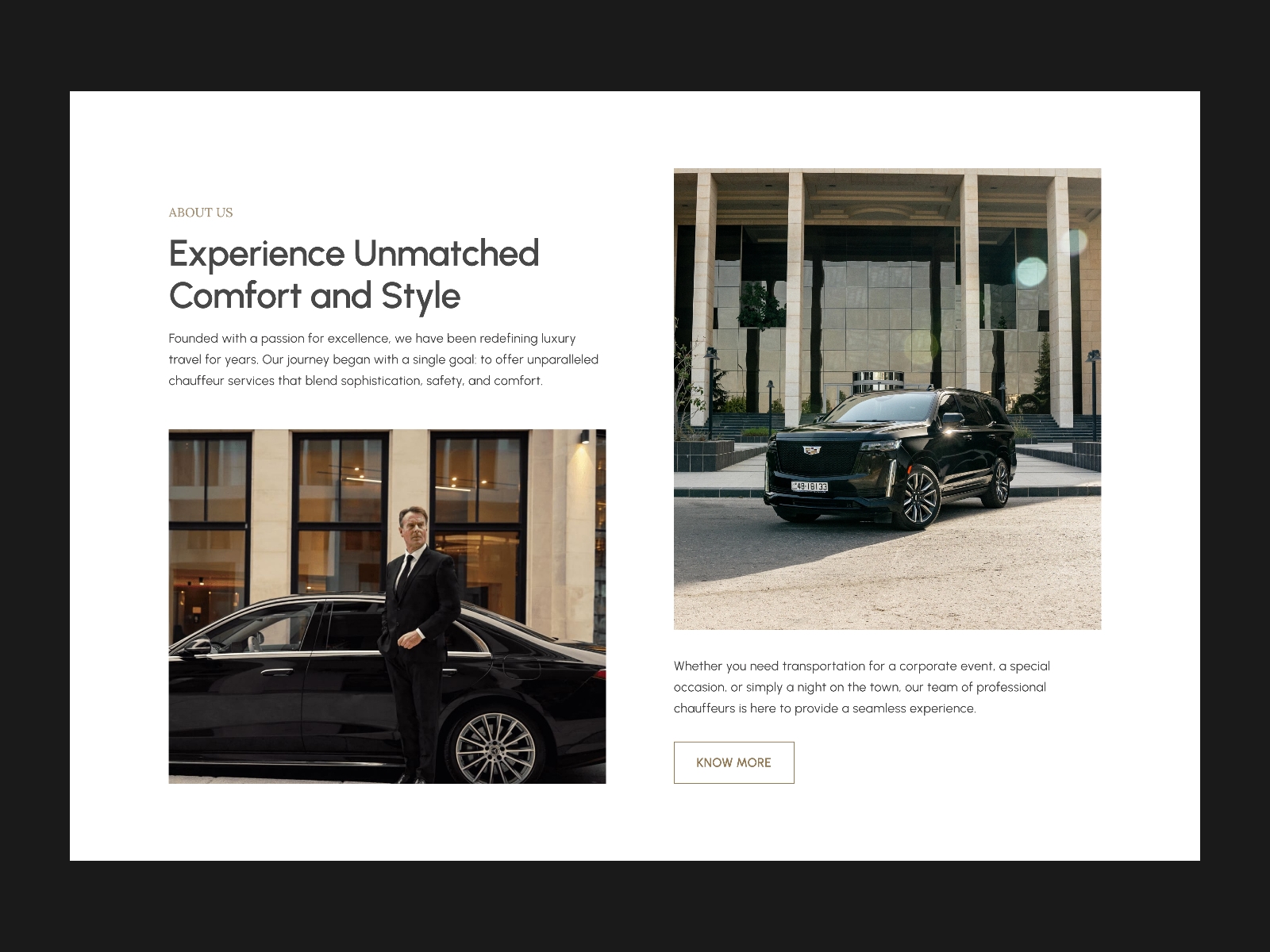 Chauffeur: Responsive Business Website Template by Ui Mile Framer Chauffeur: Responsive Business Website Template by Ui Mile Framer