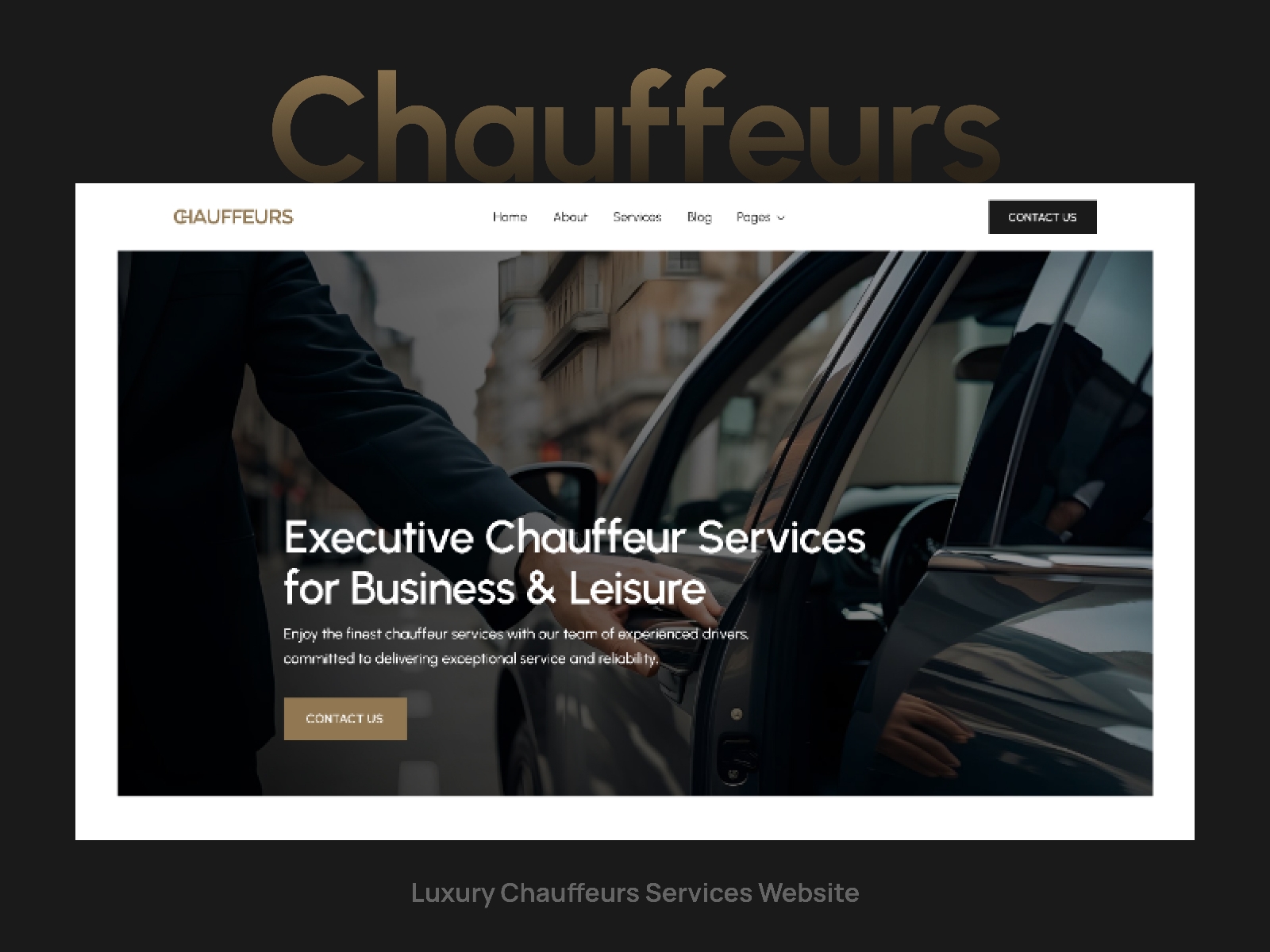 Chauffeur: Responsive Business Website Template by Ui Mile Framer Chauffeur: Responsive Business Website Template by Ui Mile Framer