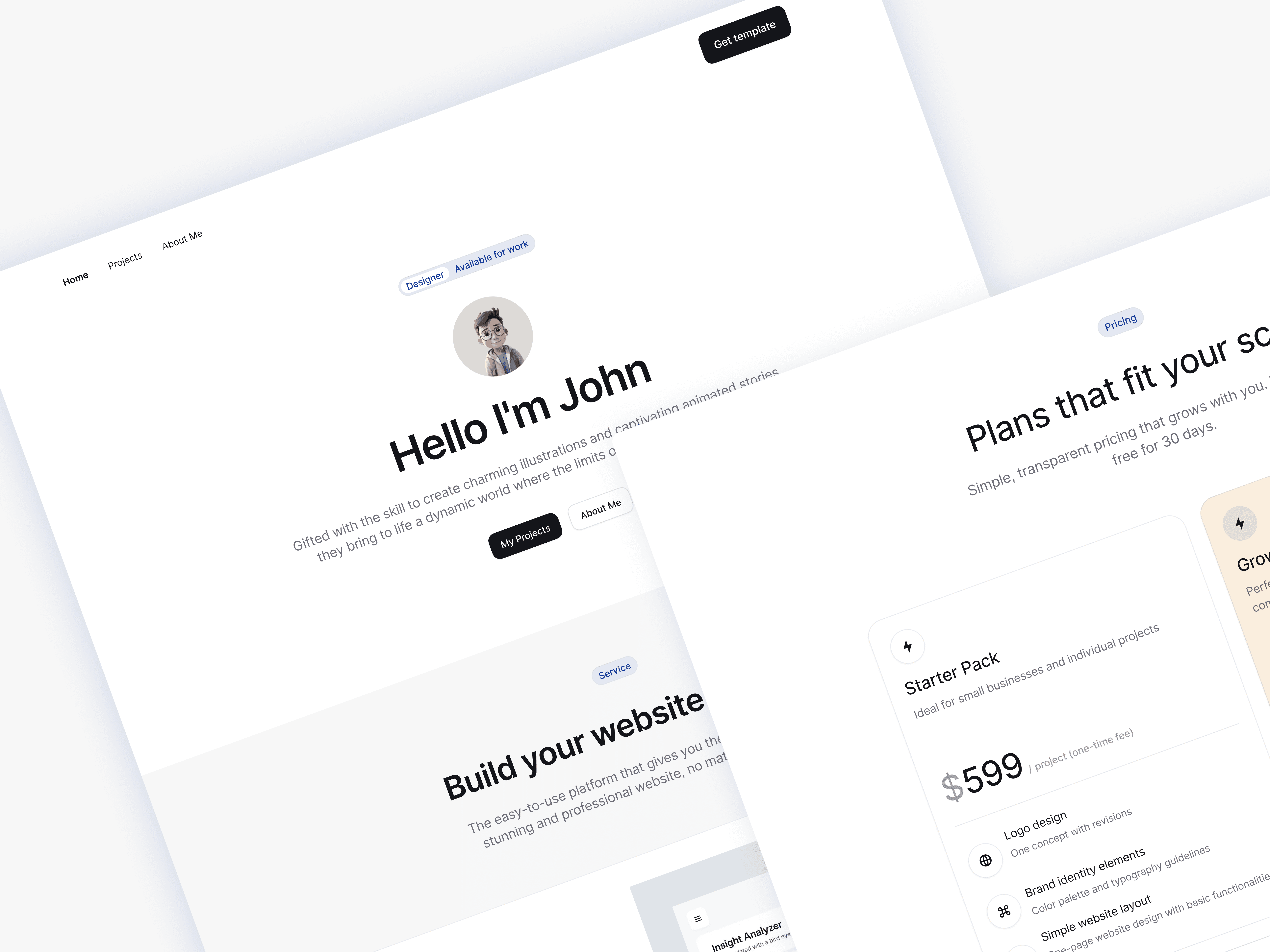 Screenshot 4 for Promofolio, a Framer Marketplace template by Akbarali.