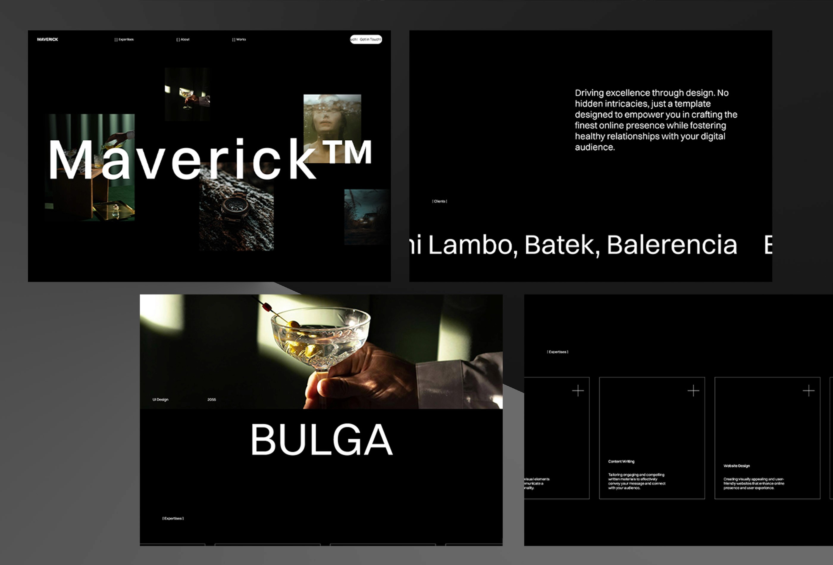 Screenshot 3 for Maverick, a Framer Marketplace template by Leandro Melo.
